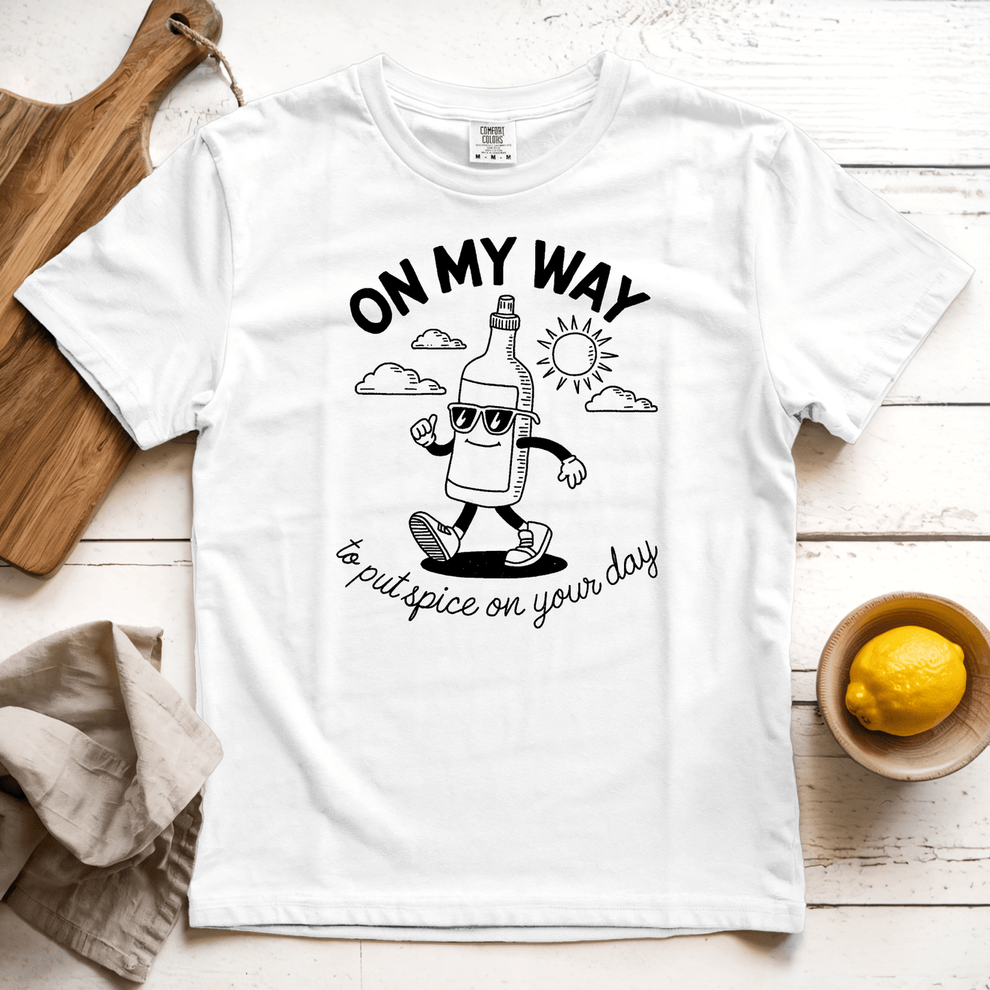 T-Shirt White / S Spice Up Your Day