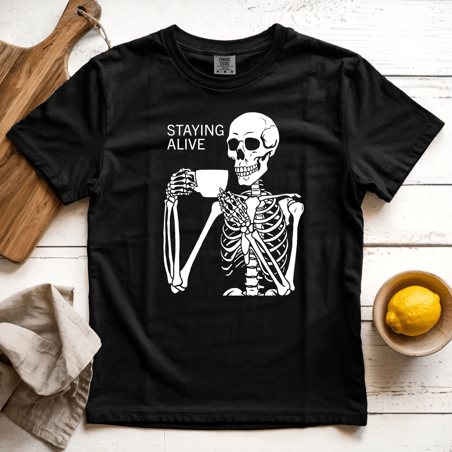 T-Shirt Black / S Staying Alive