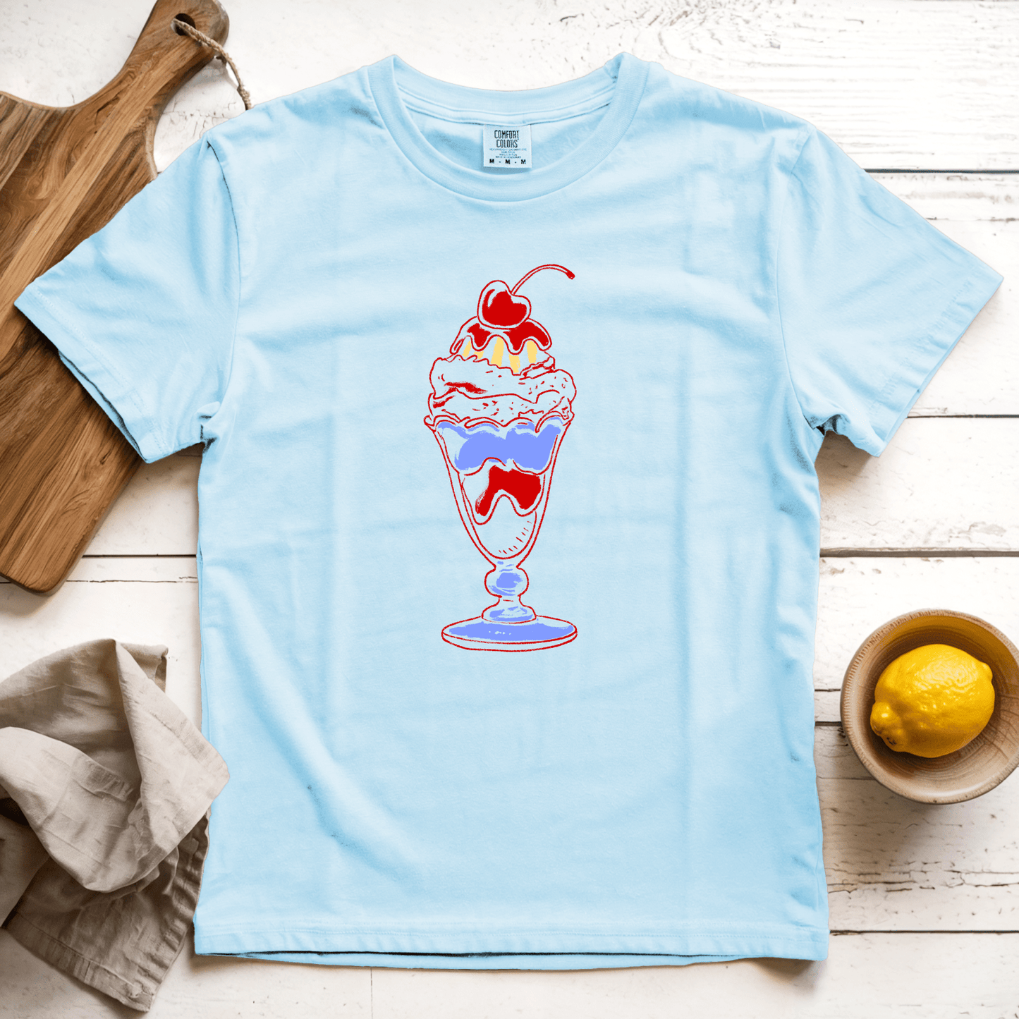 T-Shirt Chambray / S Sundae: LaeMab