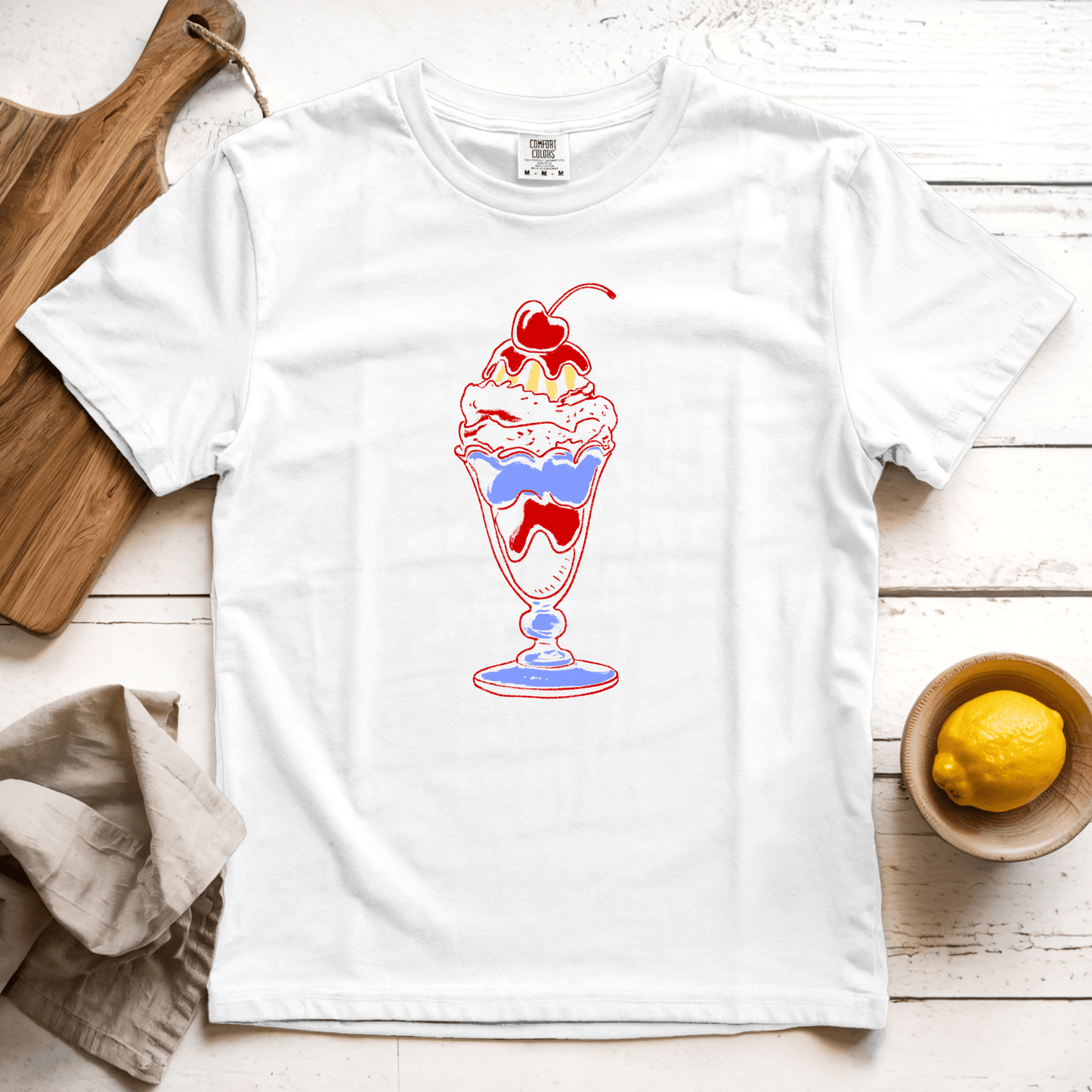 T-Shirt White / S Sundae: LaeMab