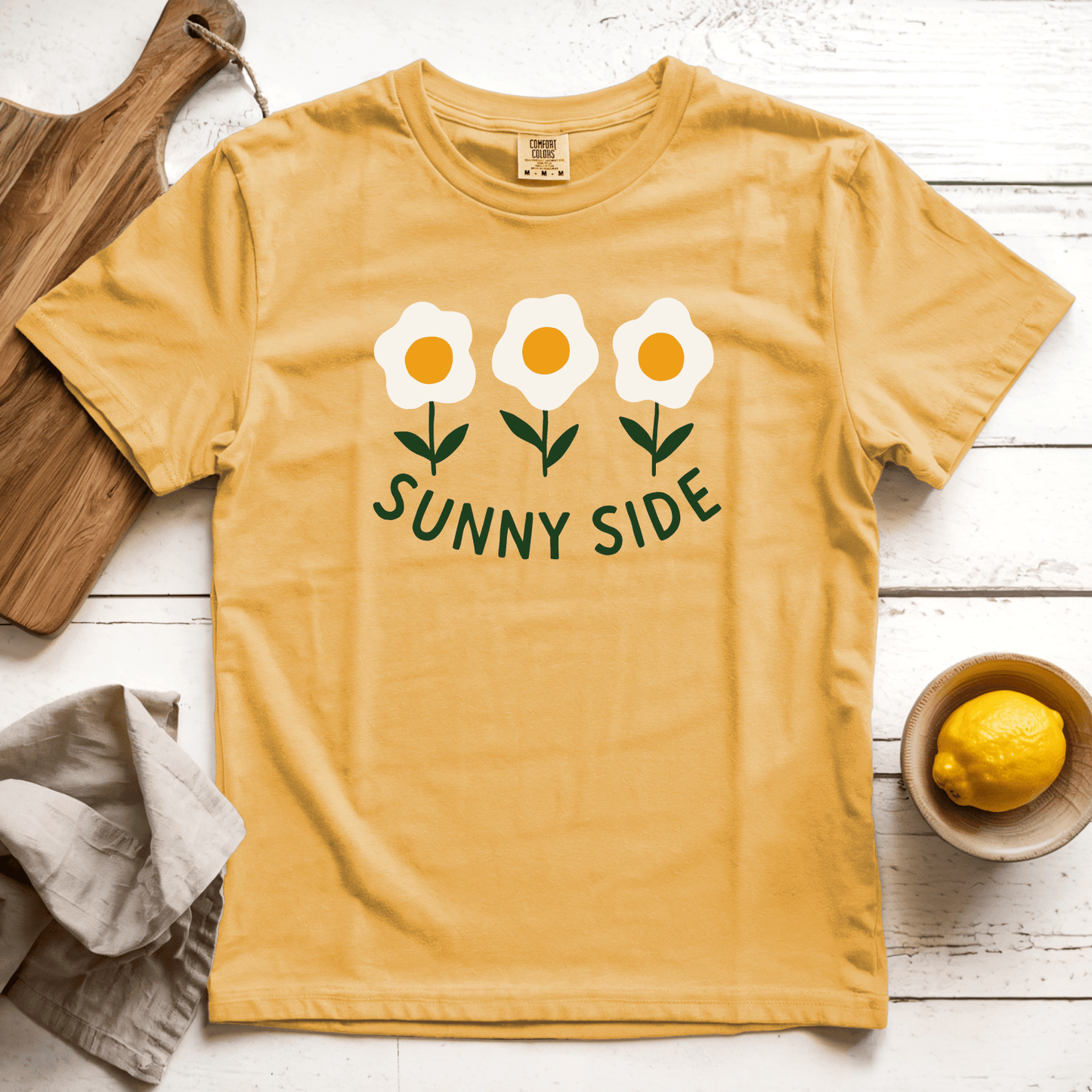 T-Shirt Mustard / S Sunny Side