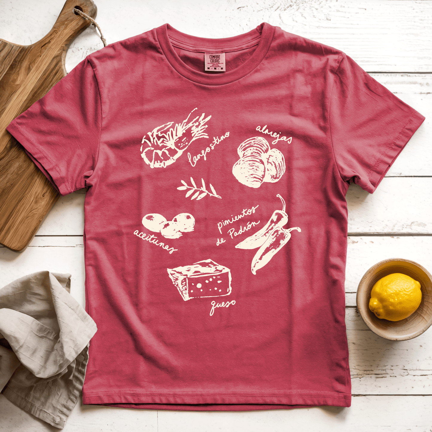 T-Shirt Crimson / S Tapas: LaeMab