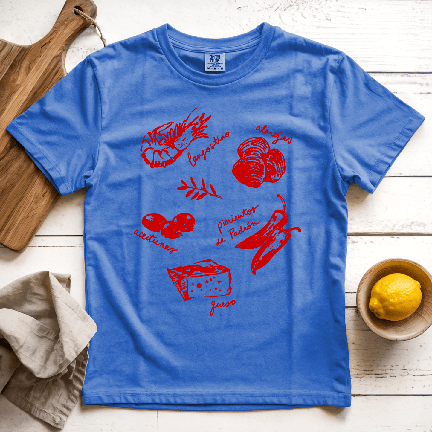 T-Shirt Flo Blue / S Tapas: LaeMab