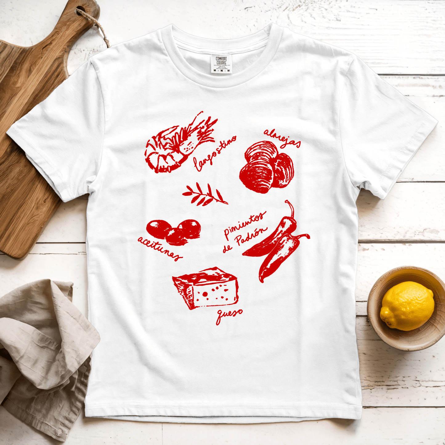 T-Shirt White / S Tapas: LaeMab