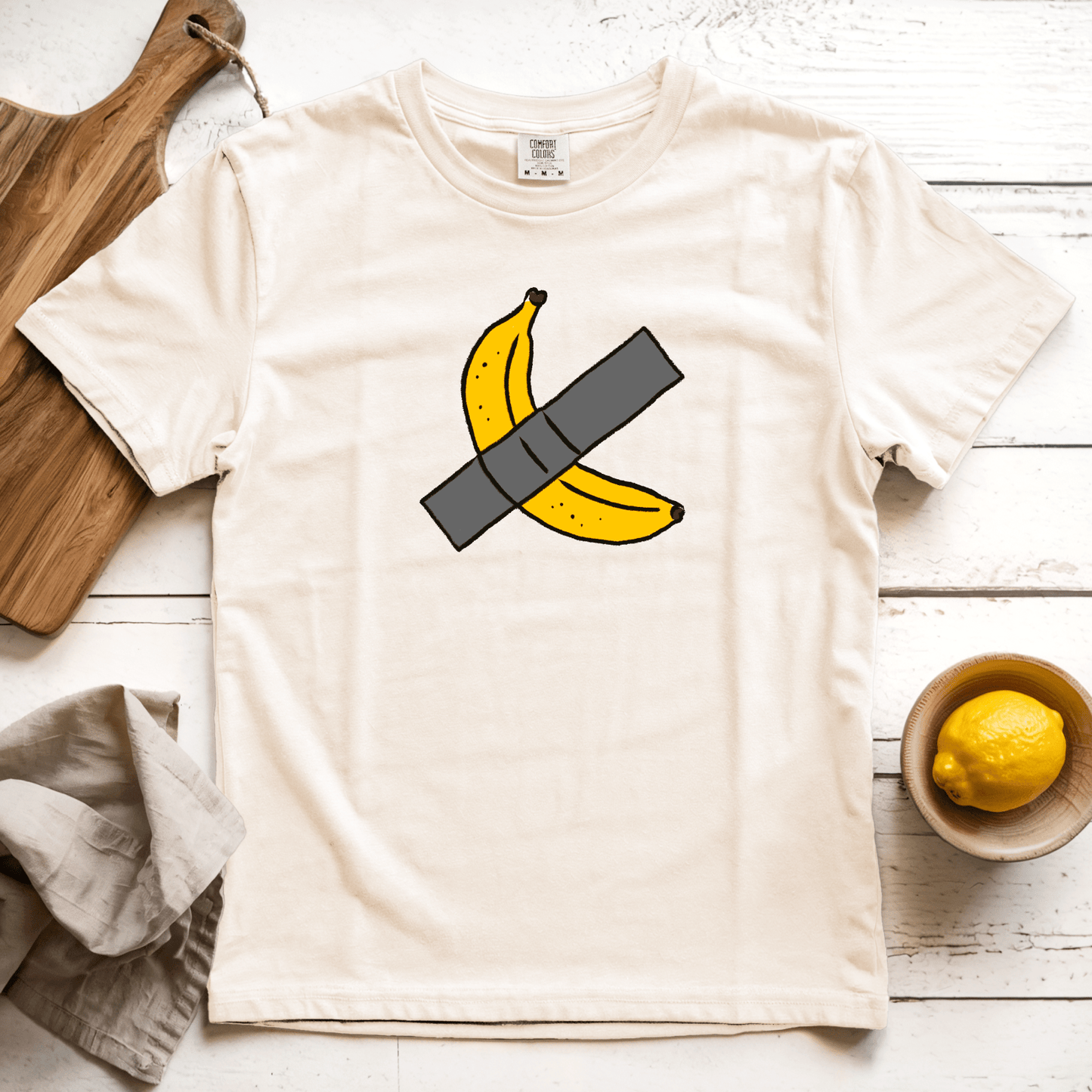 T-Shirt Ivory / S Taped Banana