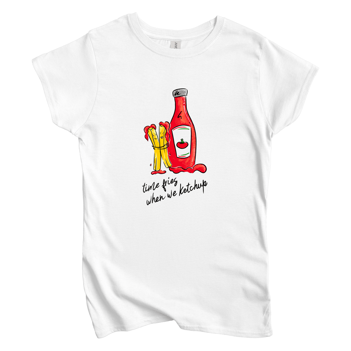 T-Shirt M / White Time Fries: Micro Barbi Women's Tee