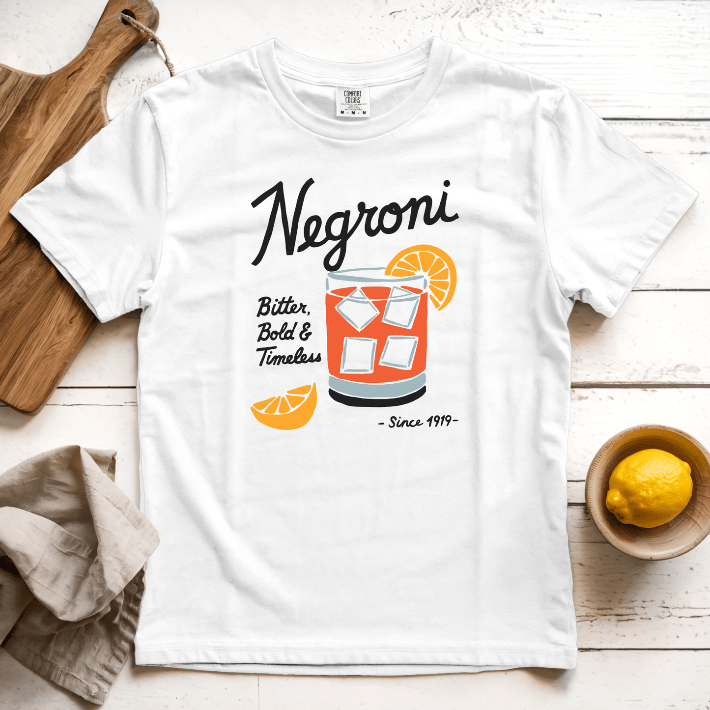 T-Shirt White / S Timeless Negroni