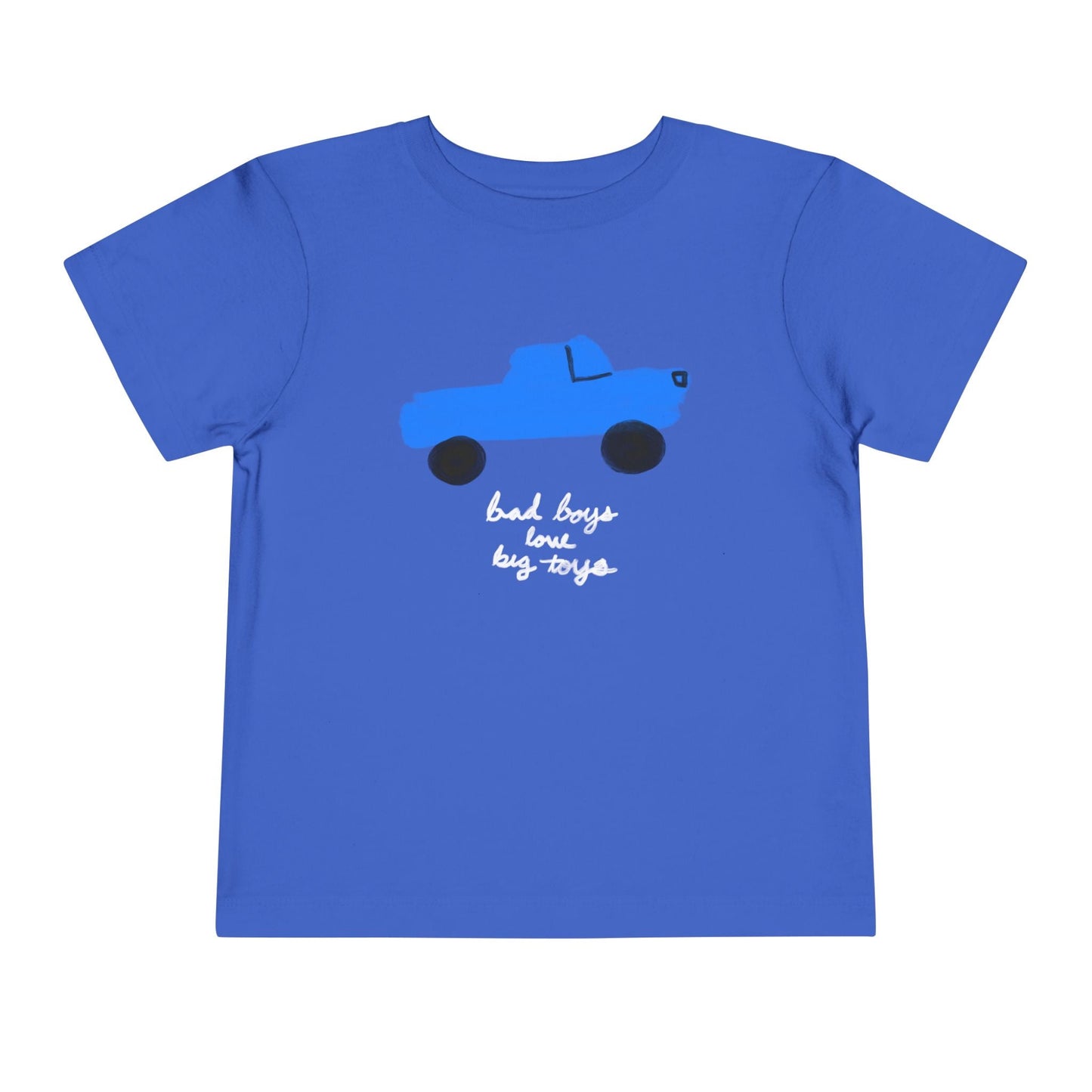Kids clothes True Royal / 2T Toddler Bad Boys Love Big Toys T-Shirt