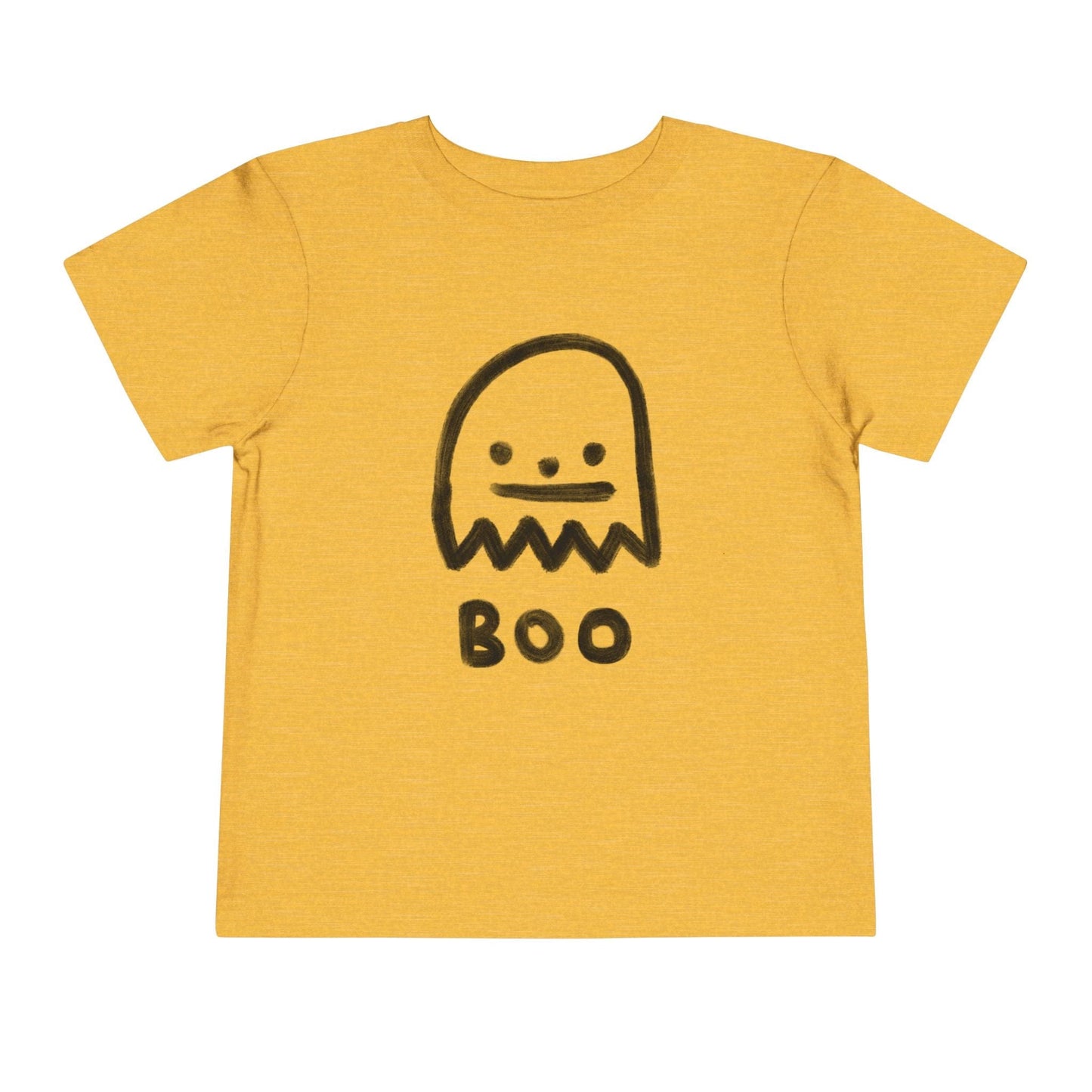 Kids clothes Heather Yellow Gold / 2T Toddler Boo T-Shirt