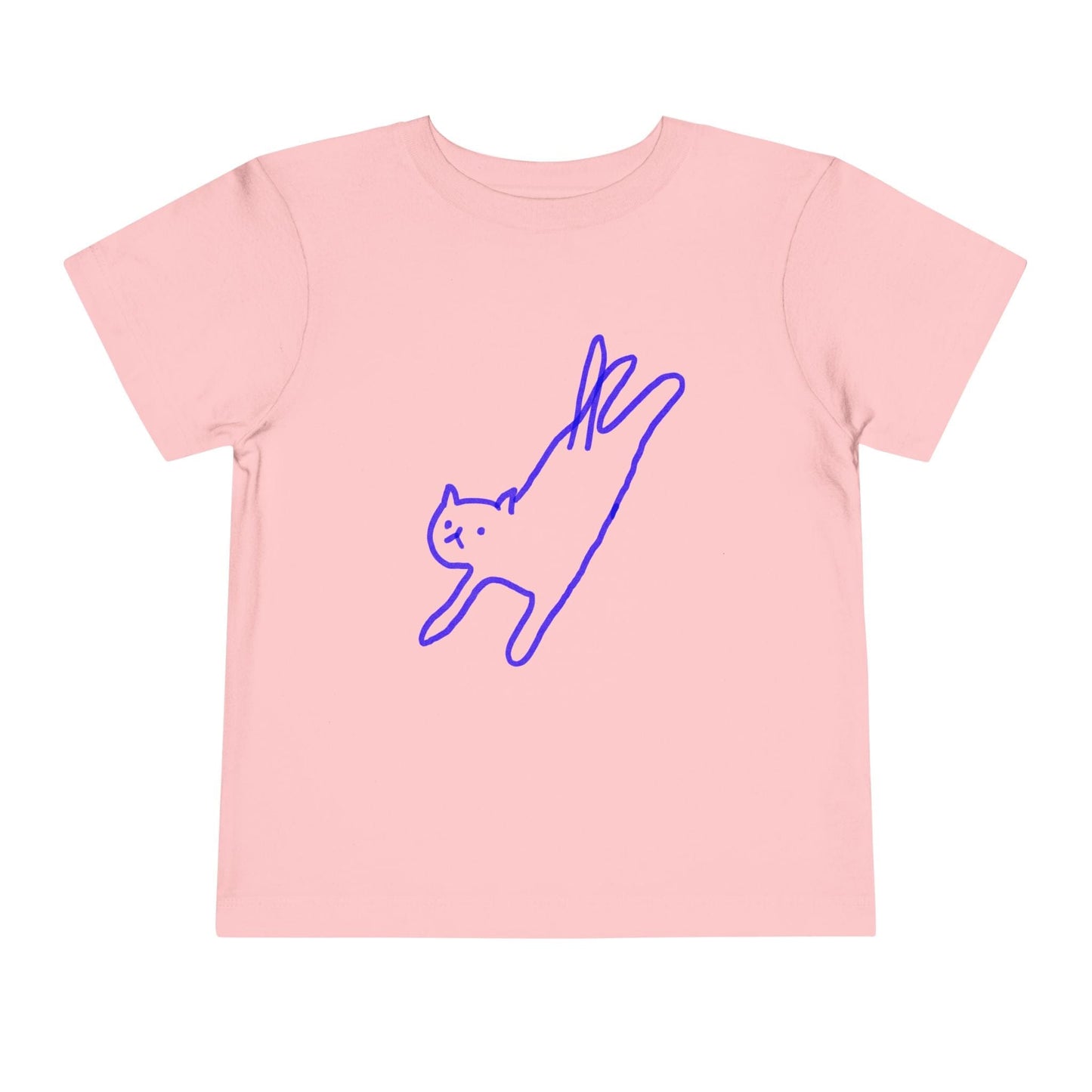 Kids clothes Pink / 2T Toddler Flying Cat T-Shirt
