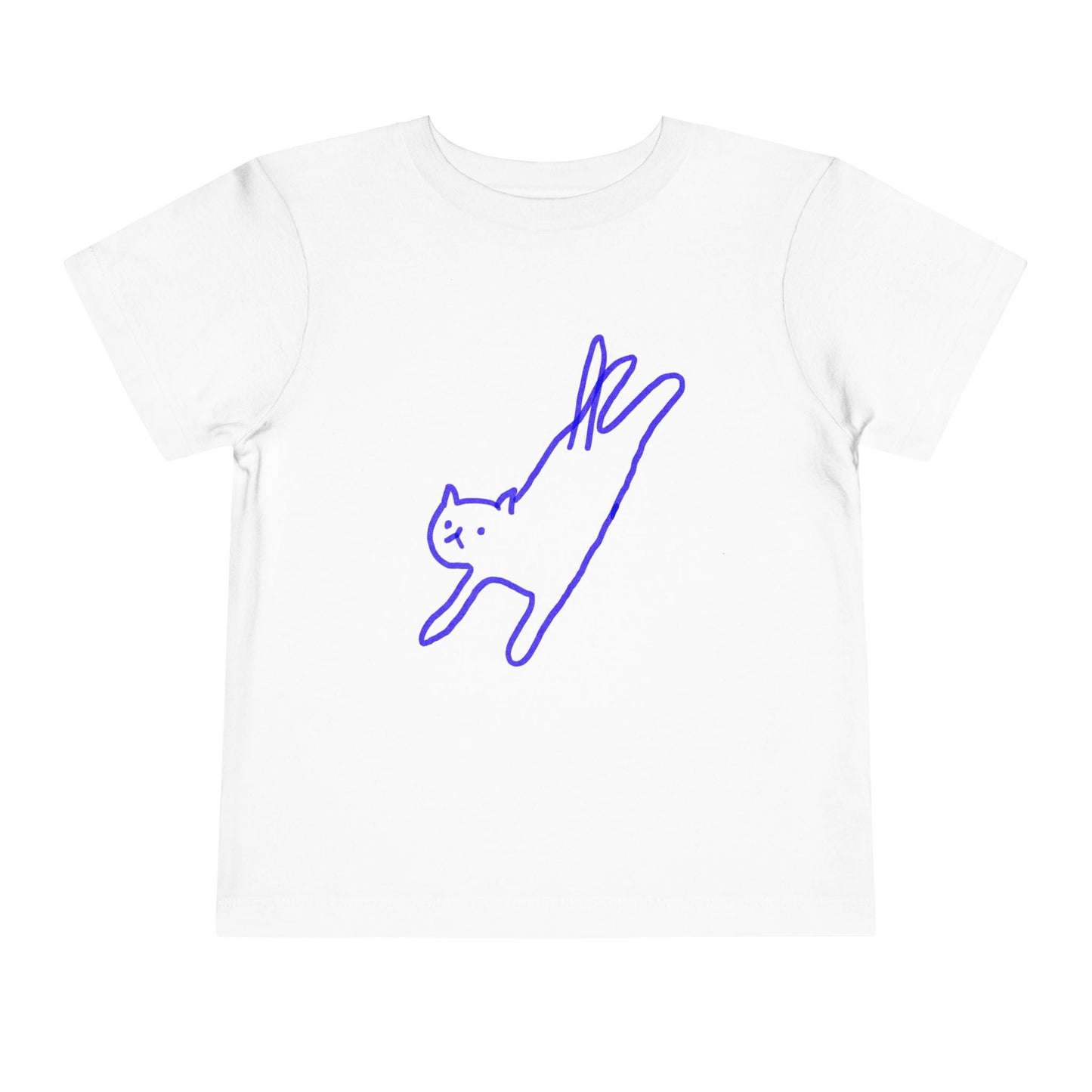 Kids clothes White / 2T Toddler Flying Cat T-Shirt