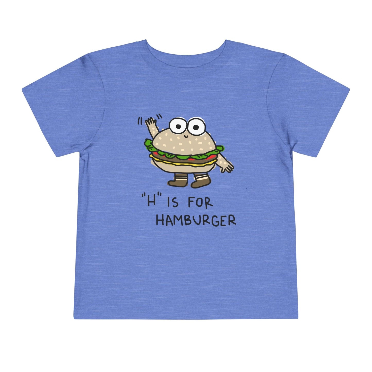 Kids clothes Heather Columbia Blue / 2T Toddler H is for Hamburger: Longoland