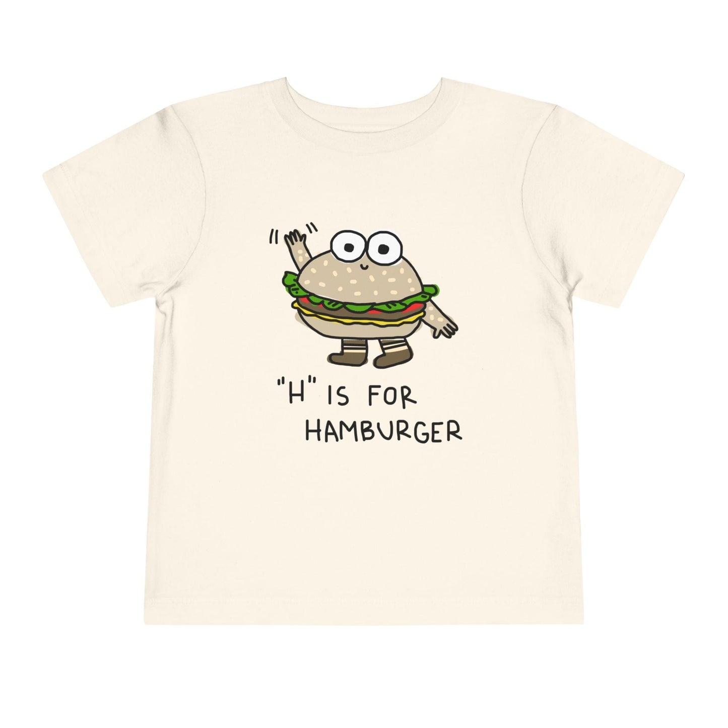 Kids clothes Natural / 2T Toddler H is for Hamburger: Longoland