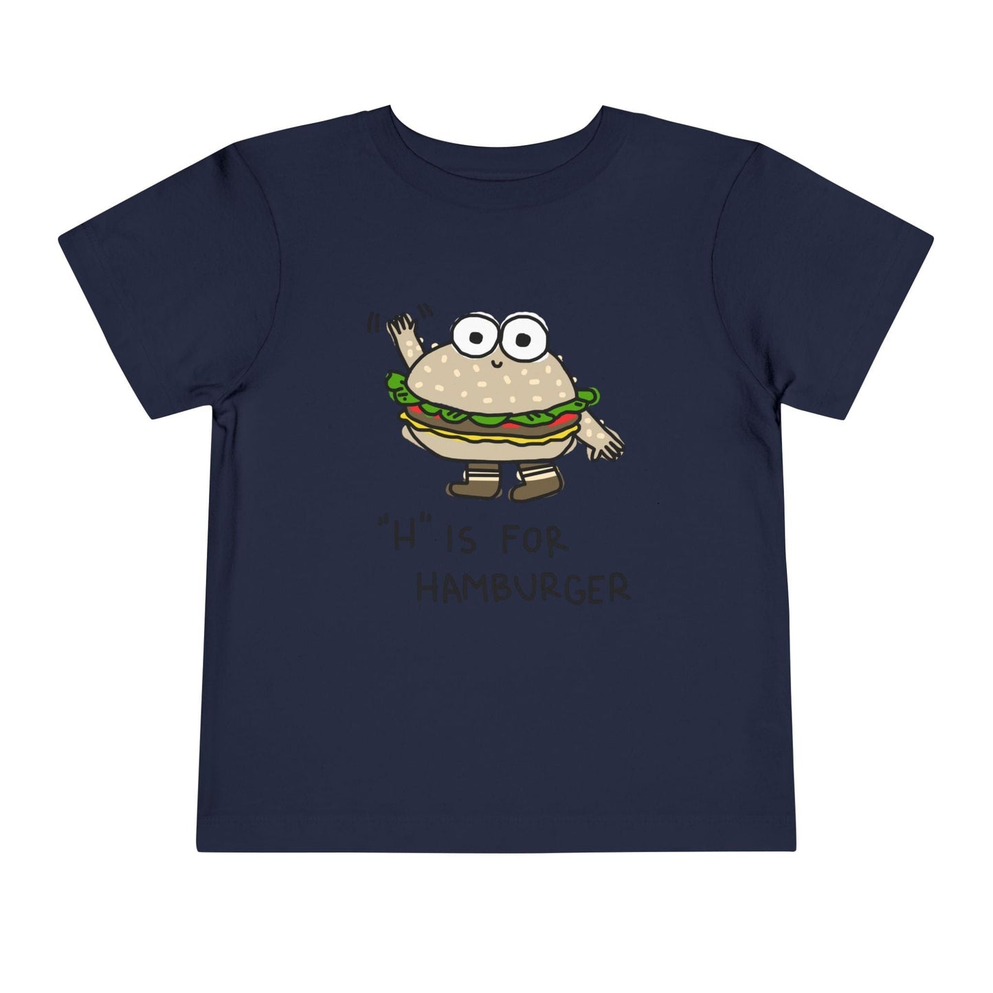 Kids clothes Navy / 2T Toddler H is for Hamburger: Longoland