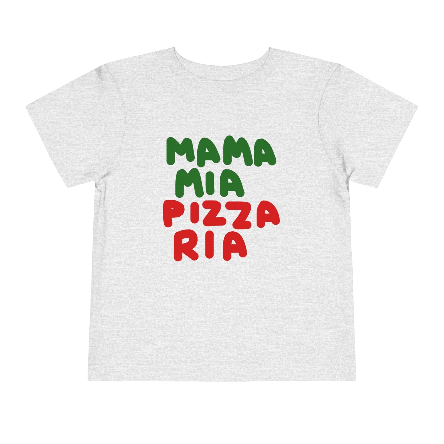 Kids clothes Athletic Heather / 2T Toddler Mama Mia Pizza Ria T-Shirt