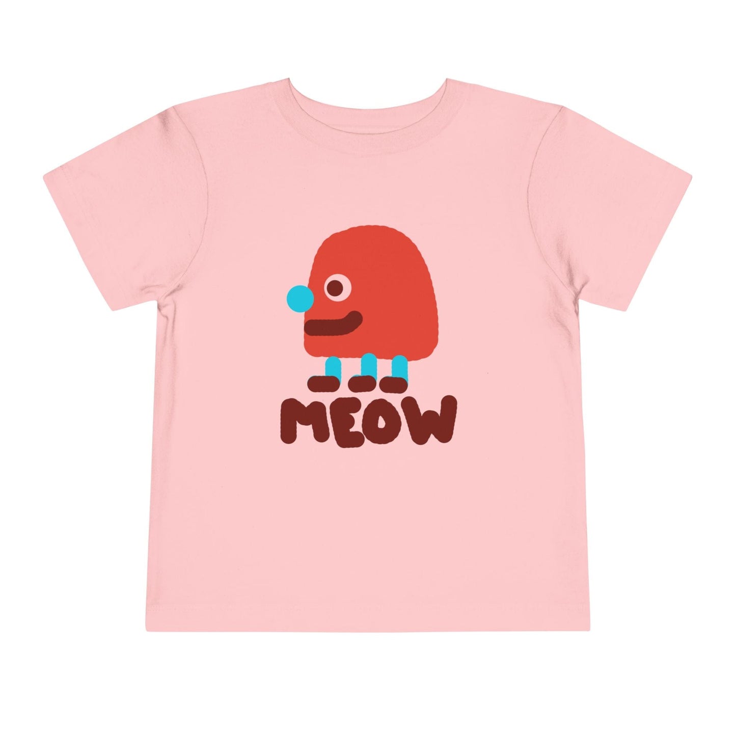 Kids clothes Pink / 2T Toddler Meow T-Shirt