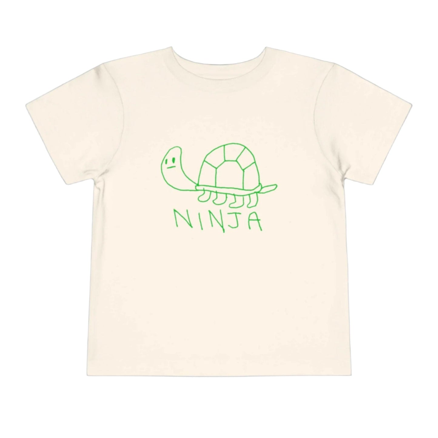 Kids clothes Natural / 2T Toddler Ninja T-Shirt