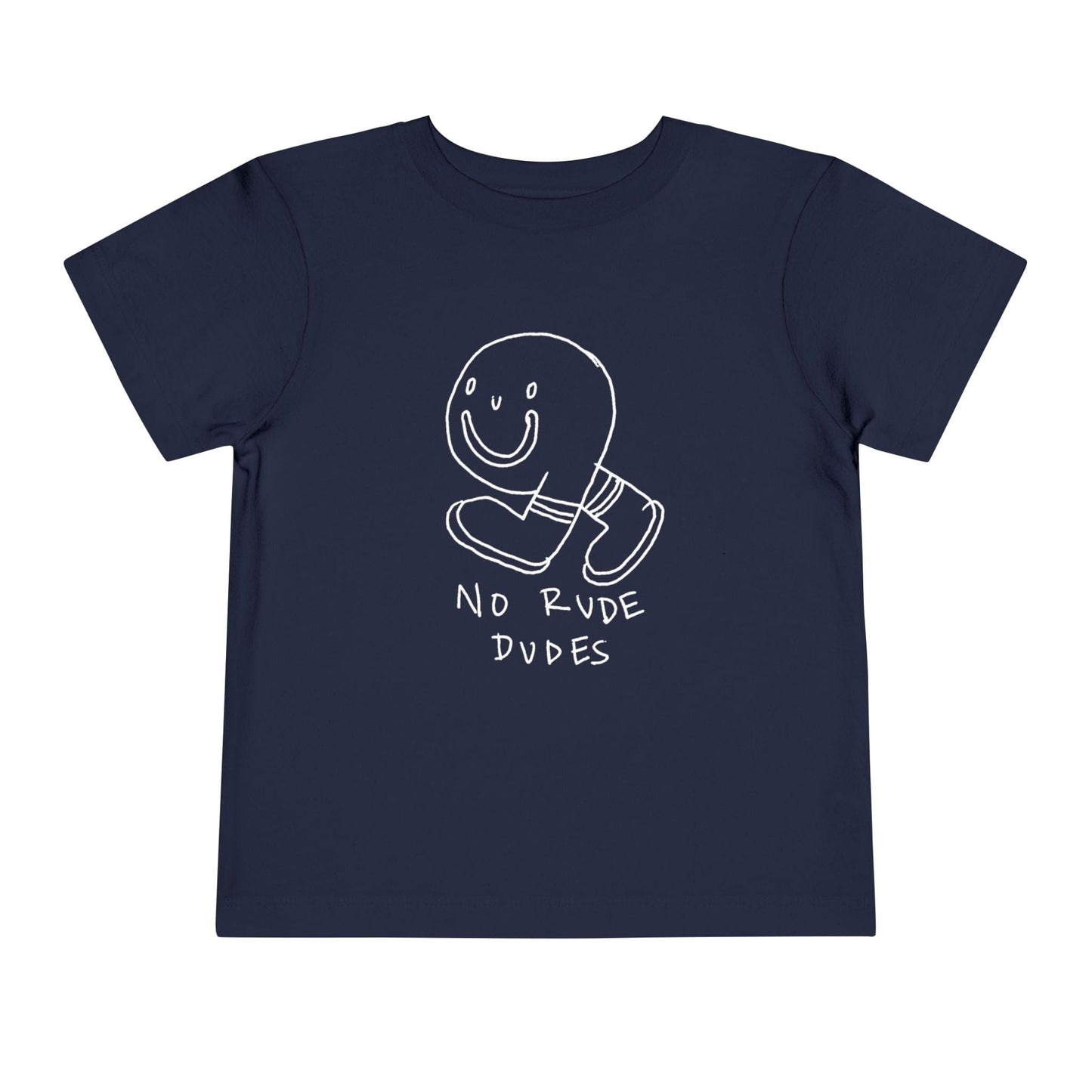 Kids clothes Navy / 2T Toddler No Rude Dudes Pasta T-Shirt