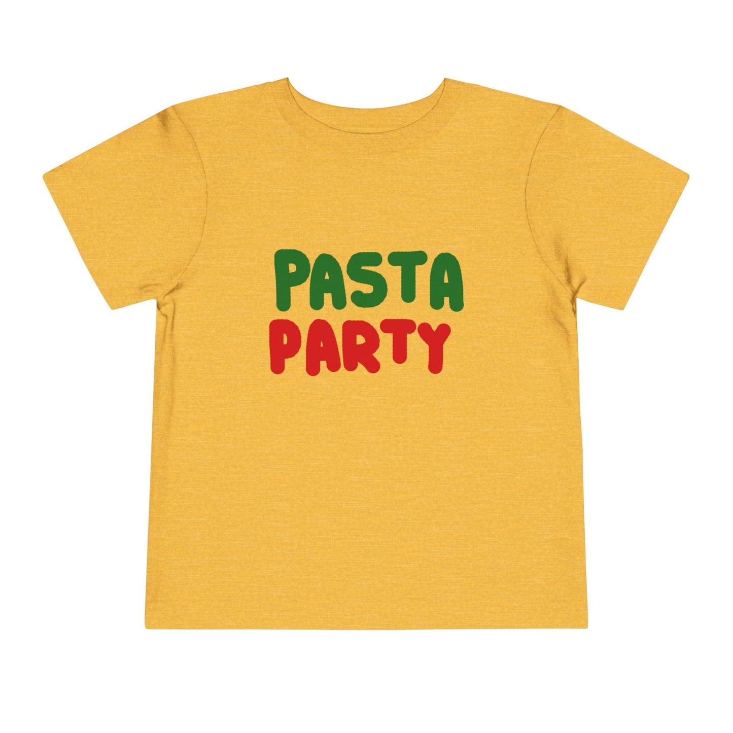 Kids clothes Heather Yellow Gold / 2T Toddler Pasta Party T-Shirt