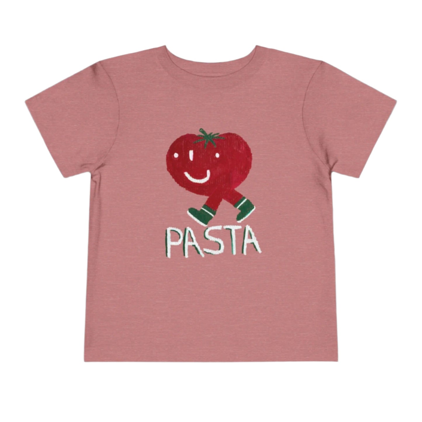 Kids clothes Heather Mauve / 2T Toddler Pasta T-Shirt