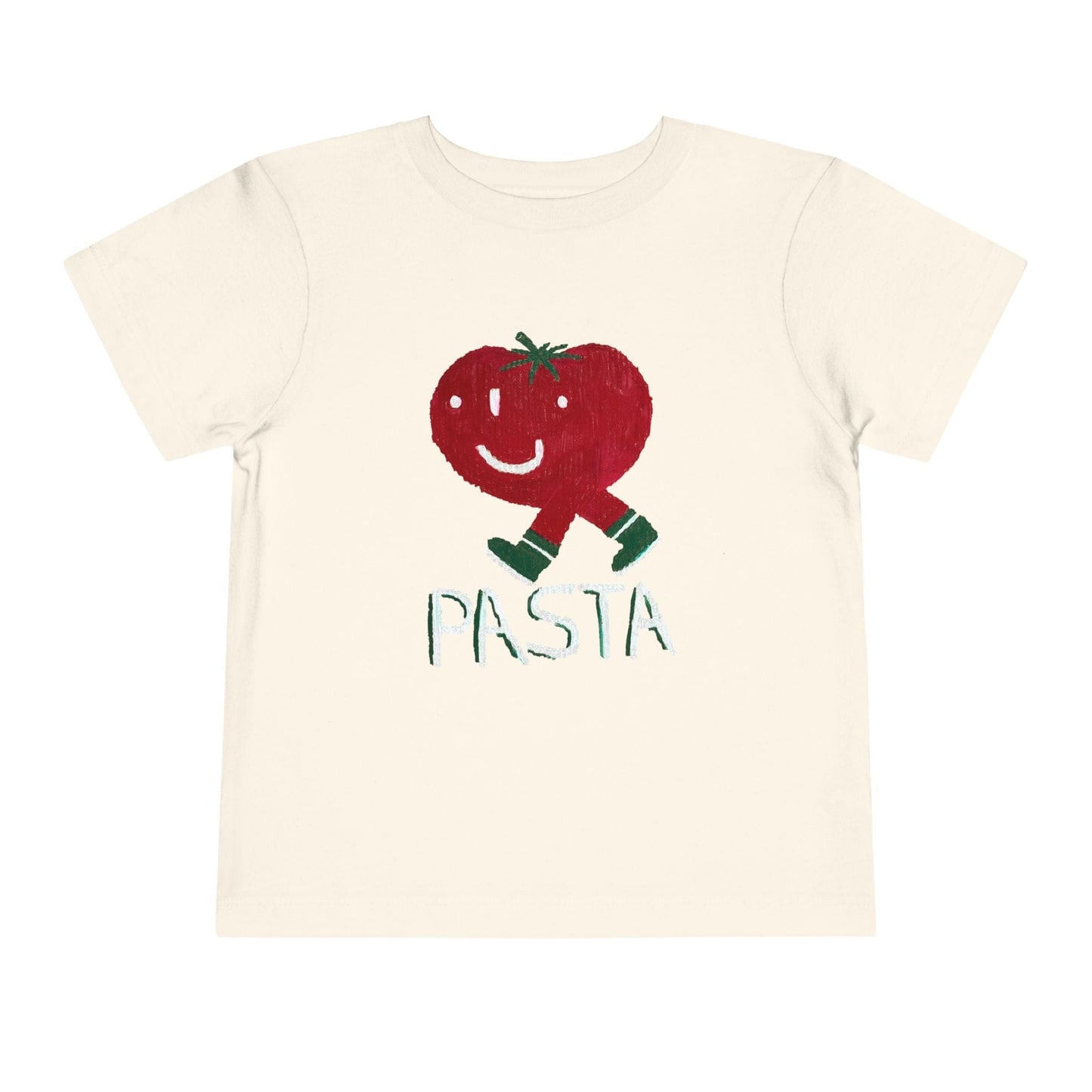 Kids clothes Natural / 2T Toddler Pasta T-Shirt