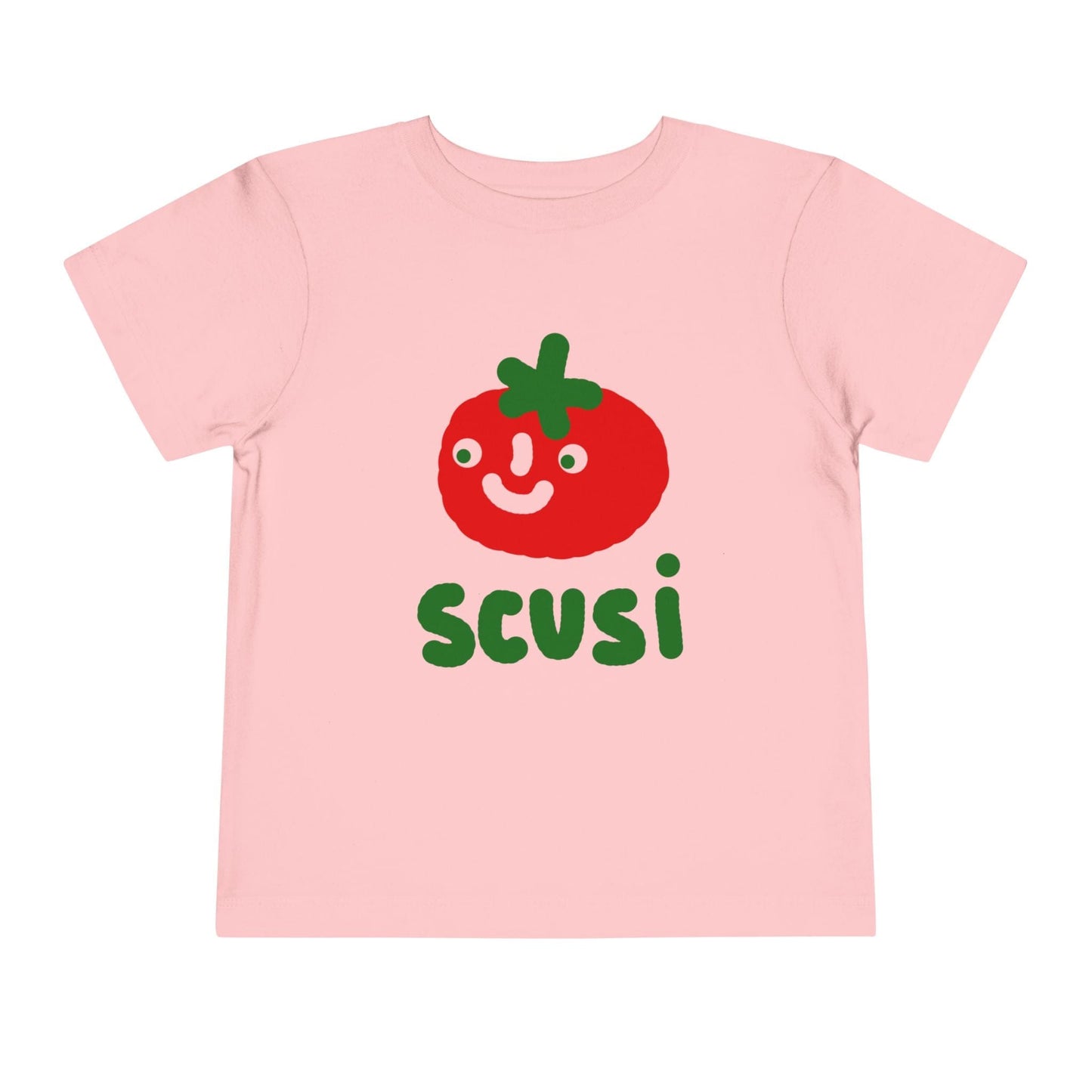 Kids clothes 2T / Pink Toddler Scusi Tomato T-Shirt