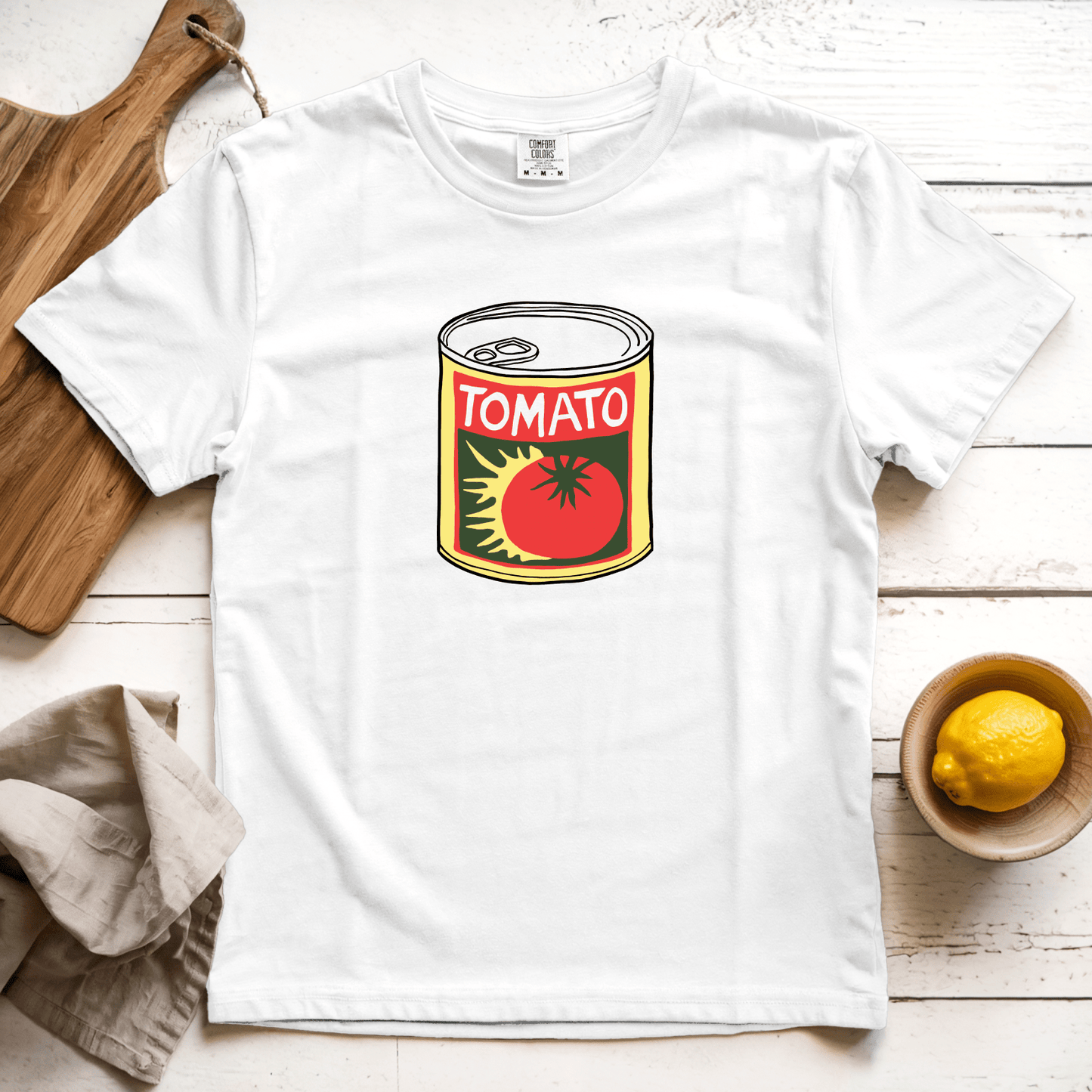 T-Shirt White / S Tomato Can
