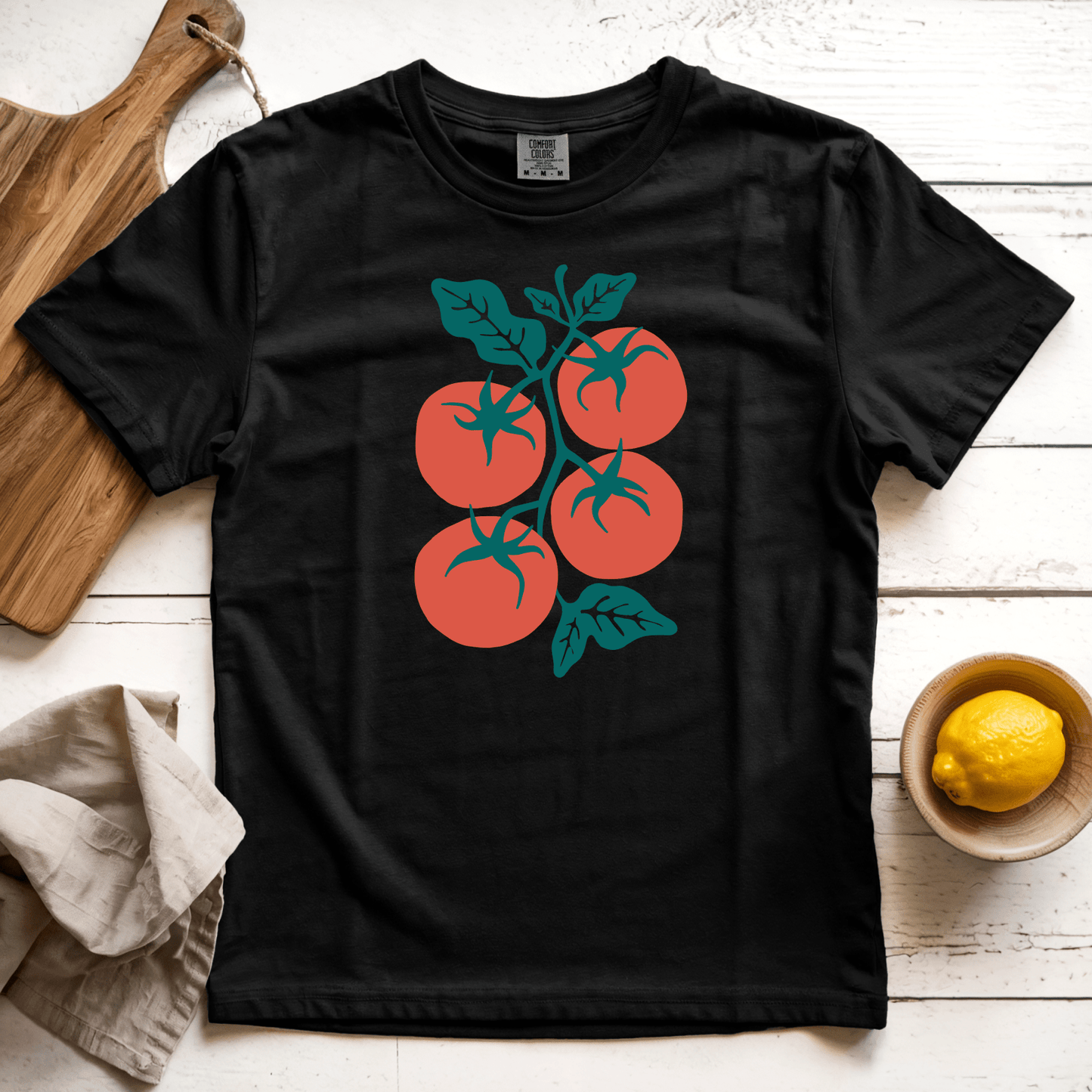 T-Shirt Black / S Tomato Cluster