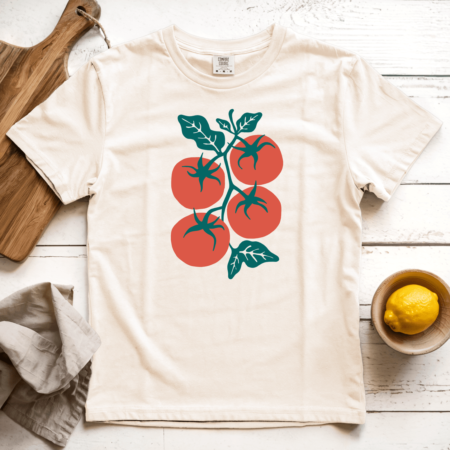 T-Shirt Ivory / S Tomato Cluster