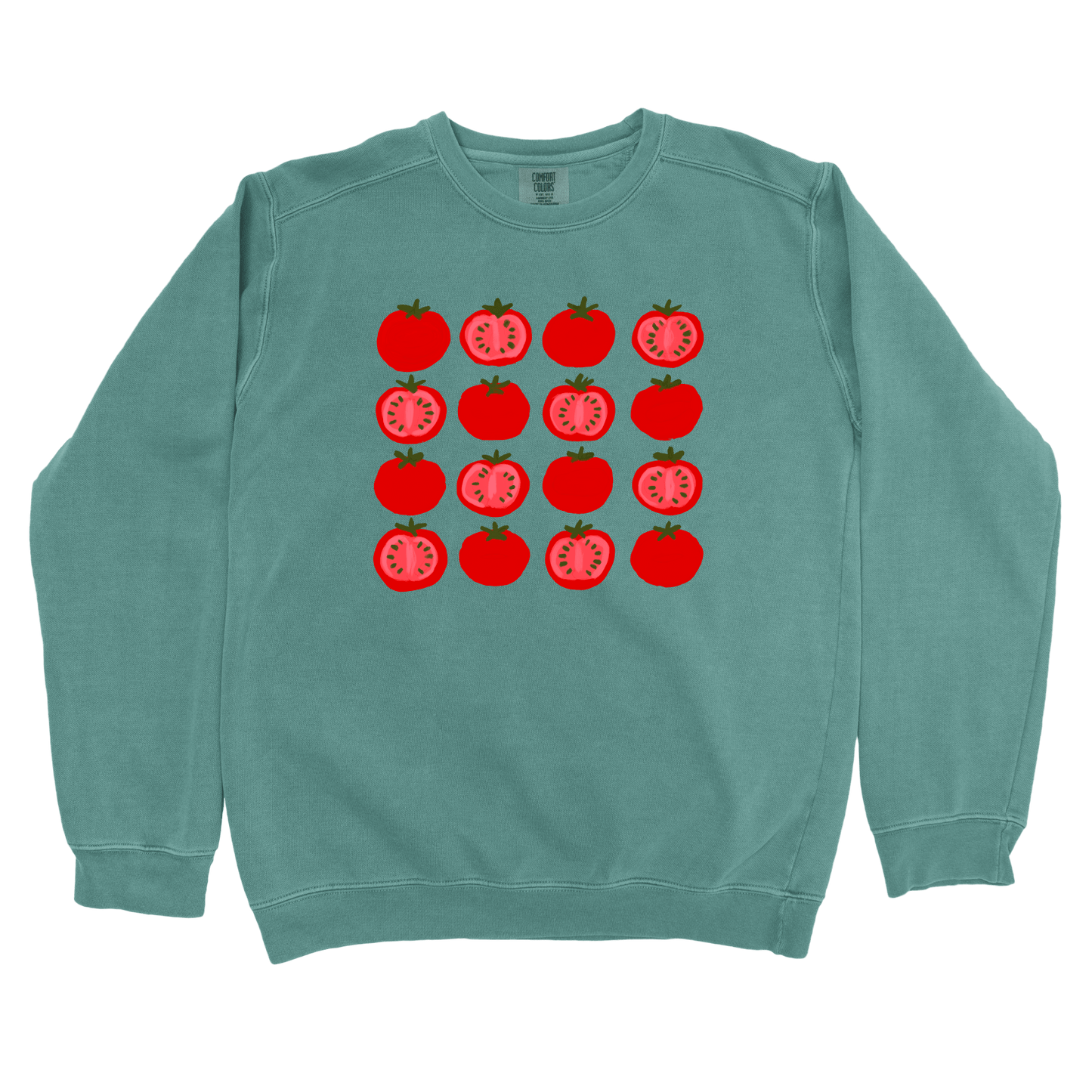 Sweatshirt Blue Spruce / S Tomato Grid Sweatshirt