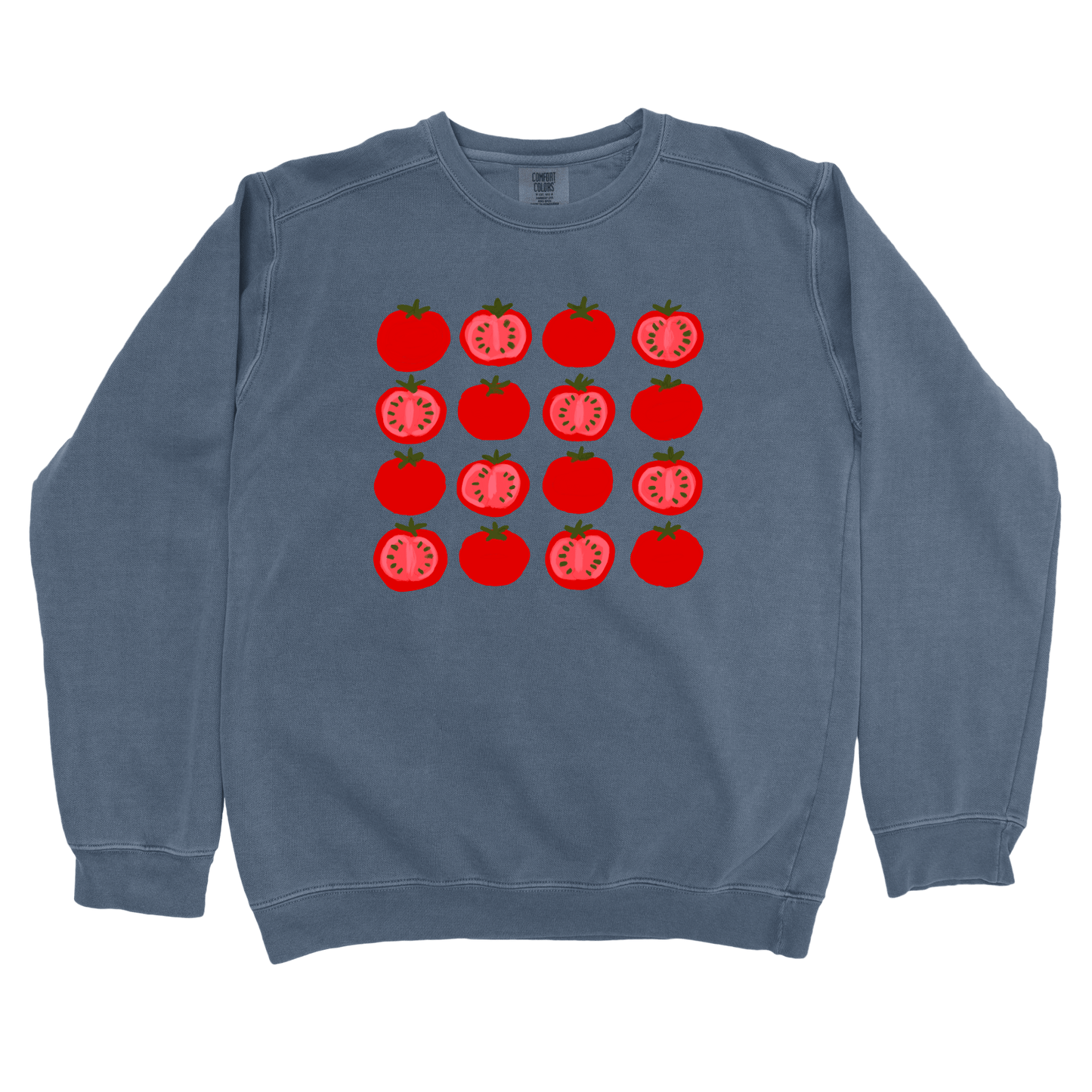 Sweatshirt Denim / S Tomato Grid Sweatshirt