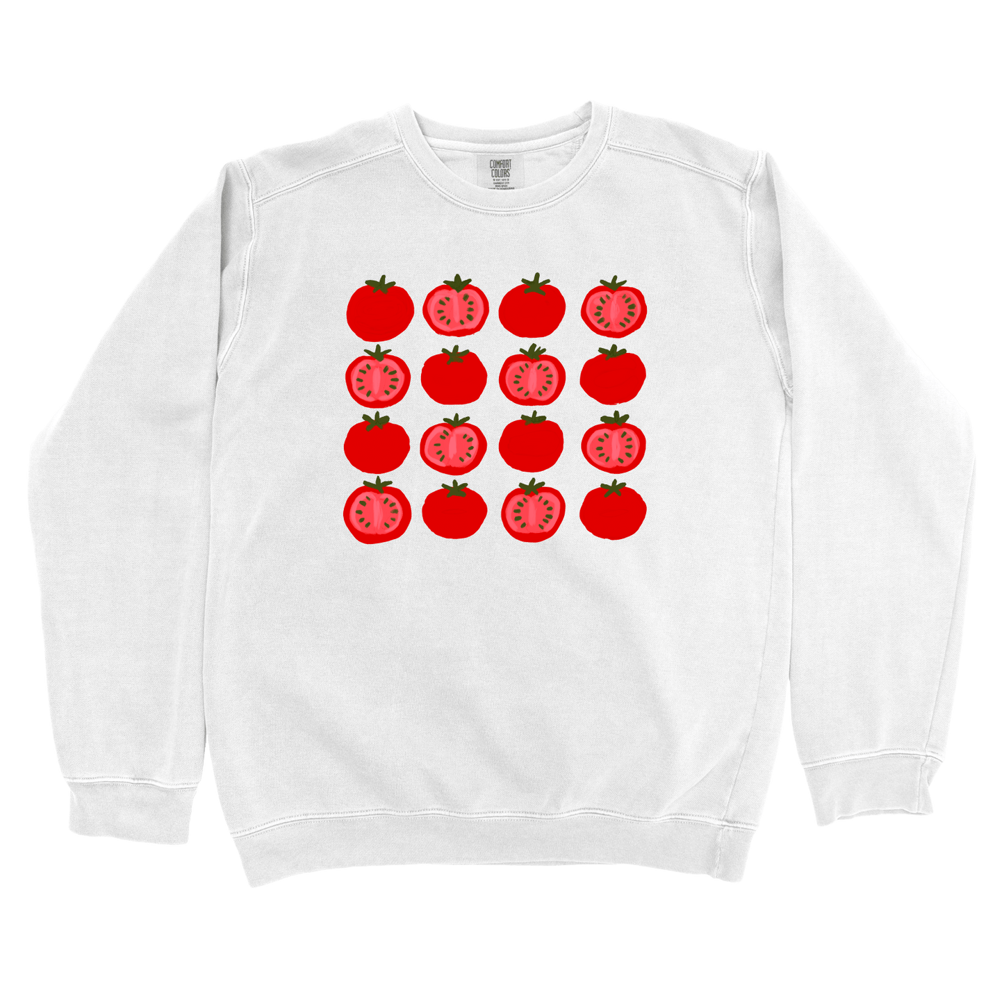 Sweatshirt White / S Tomato Grid Sweatshirt
