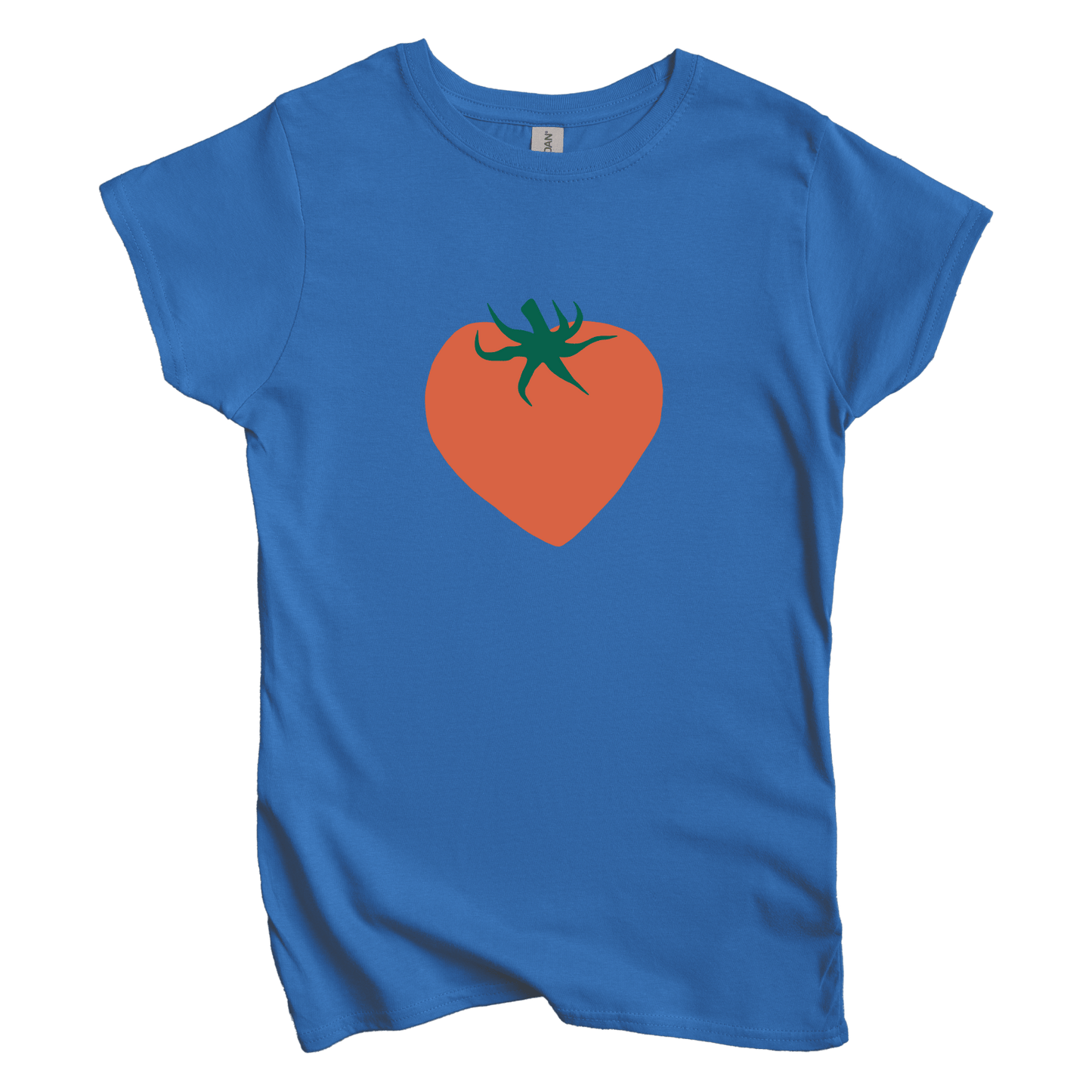 T-Shirt S / Royal Tomato Heart Women's Tee