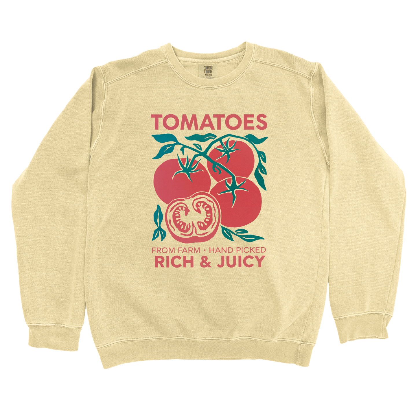 Sweatshirt Butter / S Tomatoes Rich and Juicy Sweatshirt
