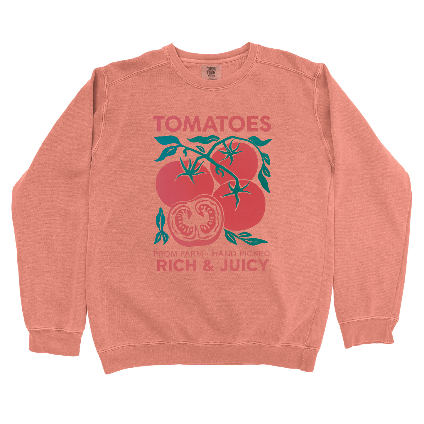 Sweatshirt Terracotta / S Tomatoes Rich and Juicy Sweatshirt