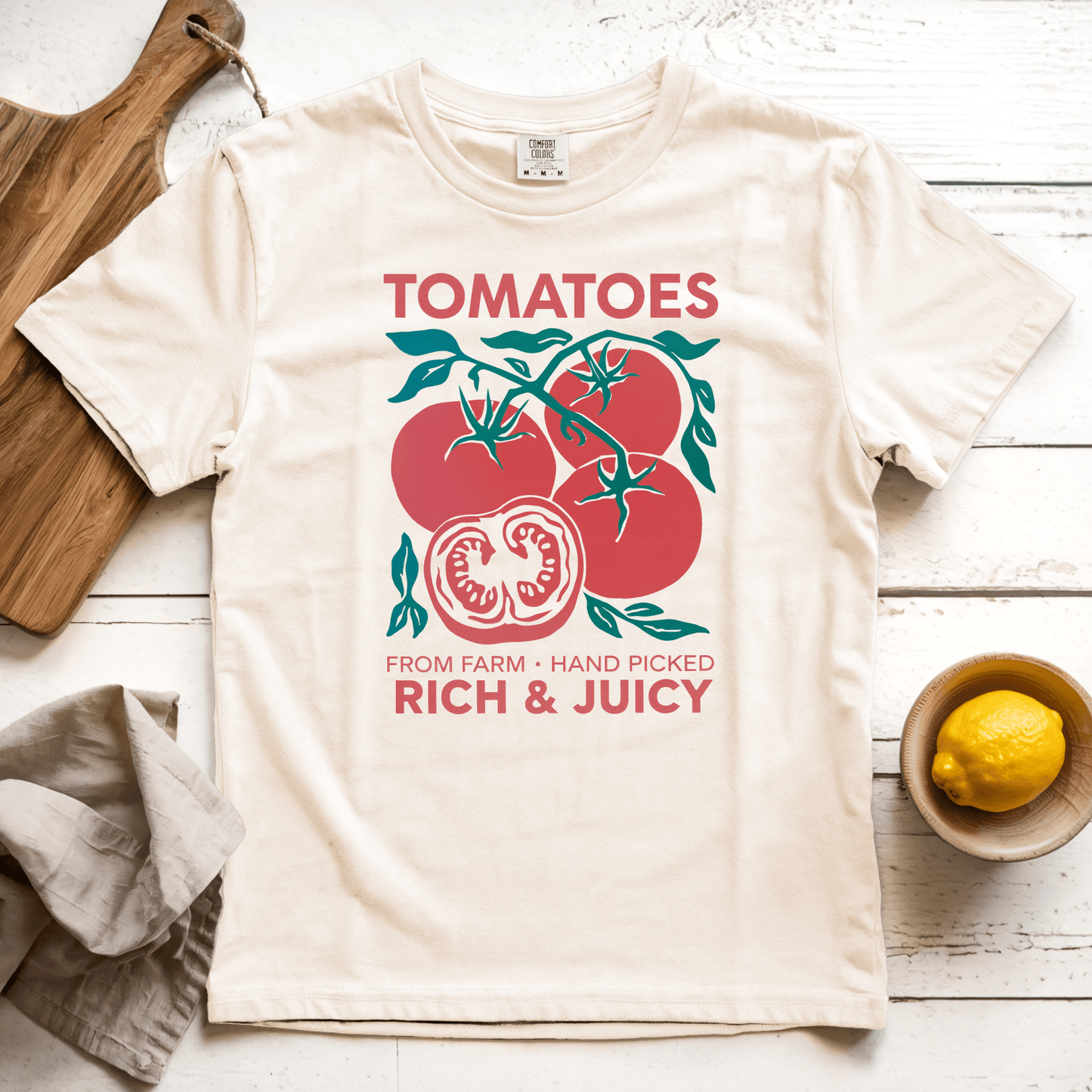 T-Shirt Ivory / S Tomatoes Rich and Juicy
