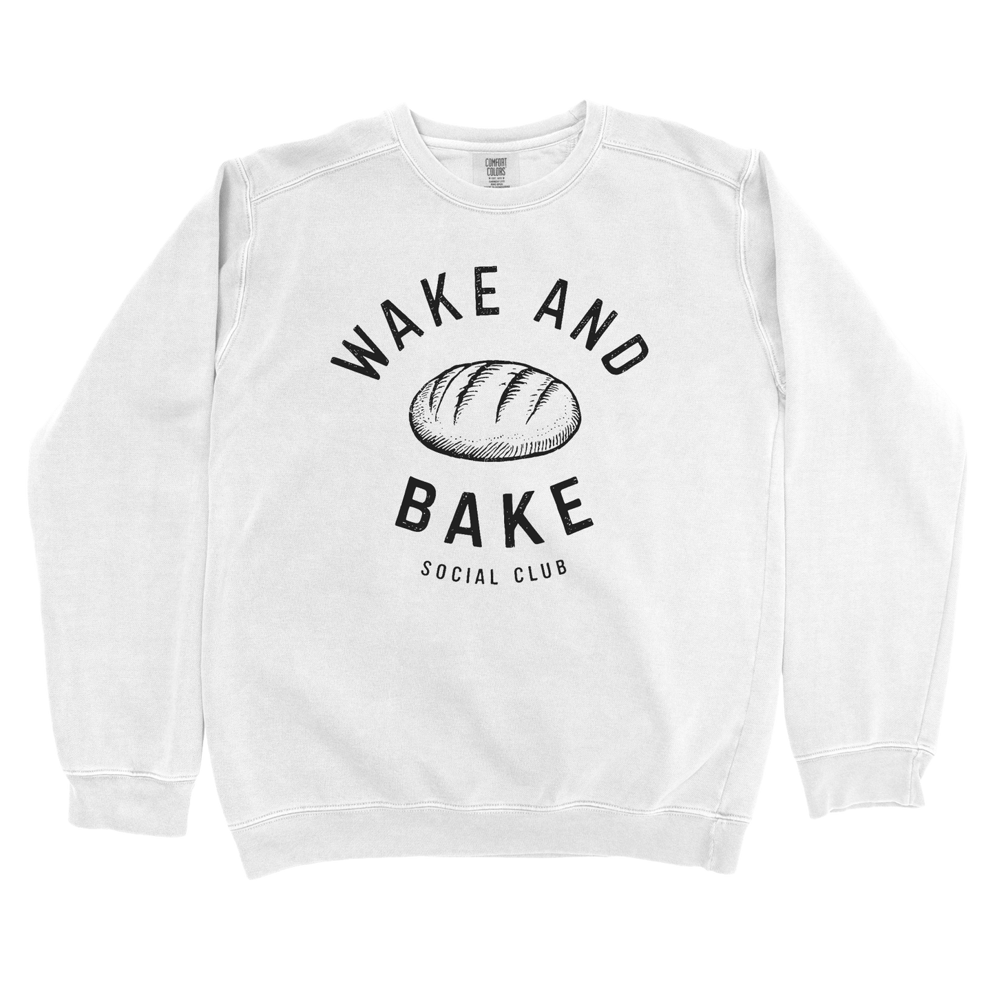 Sweatshirt White / S Wake and Bake Social Club Sweatshirt