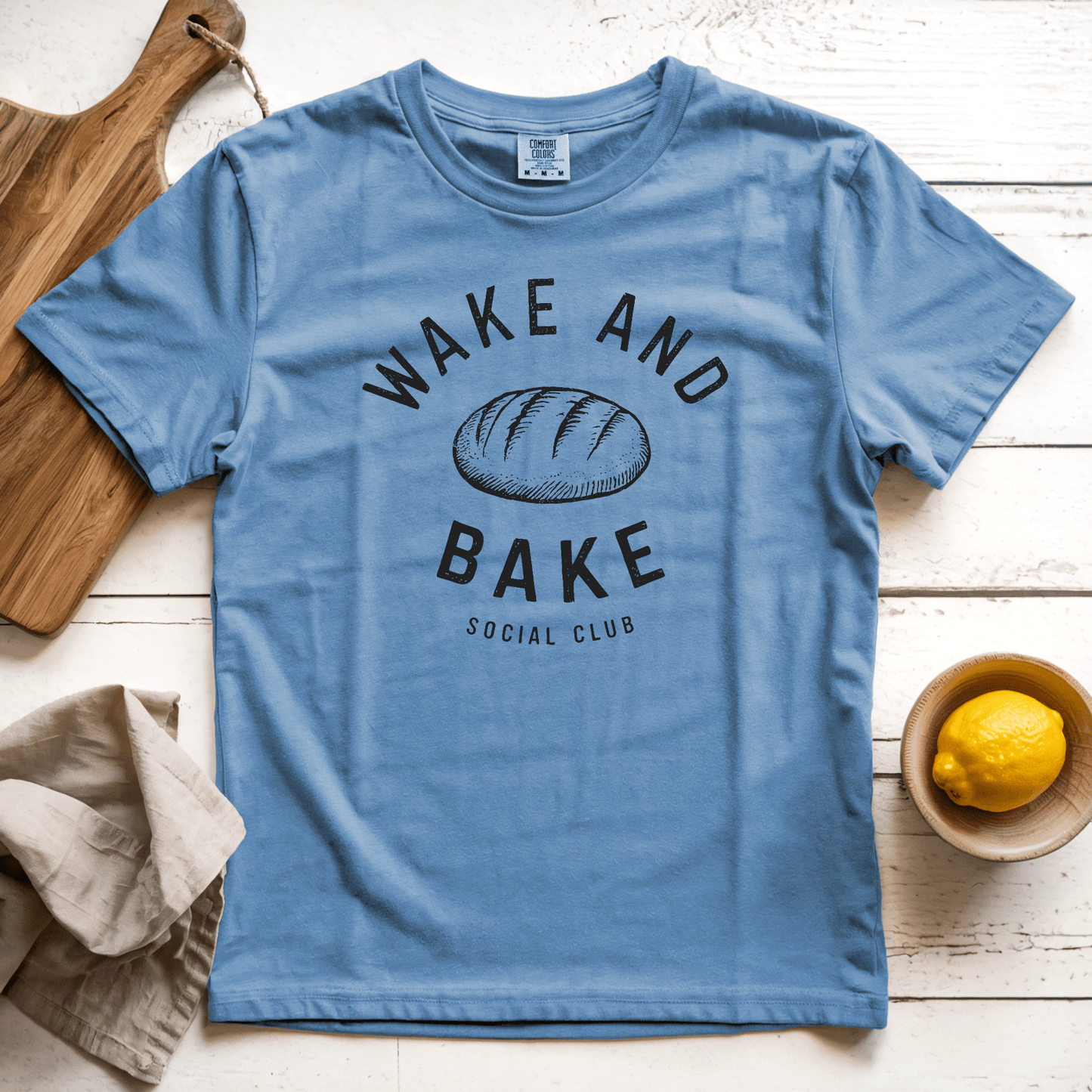 T-Shirt Blue Jean / S Wake and Bake Social Club