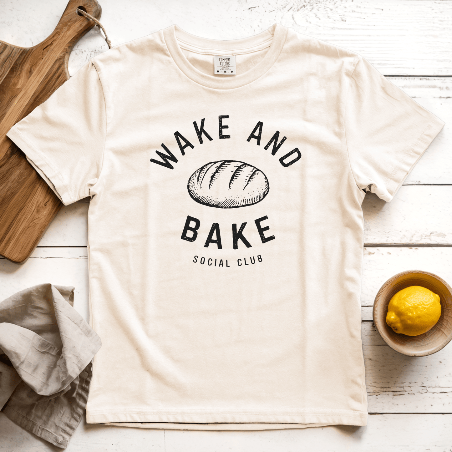 T-Shirt Ivory / S Wake and Bake Social Club