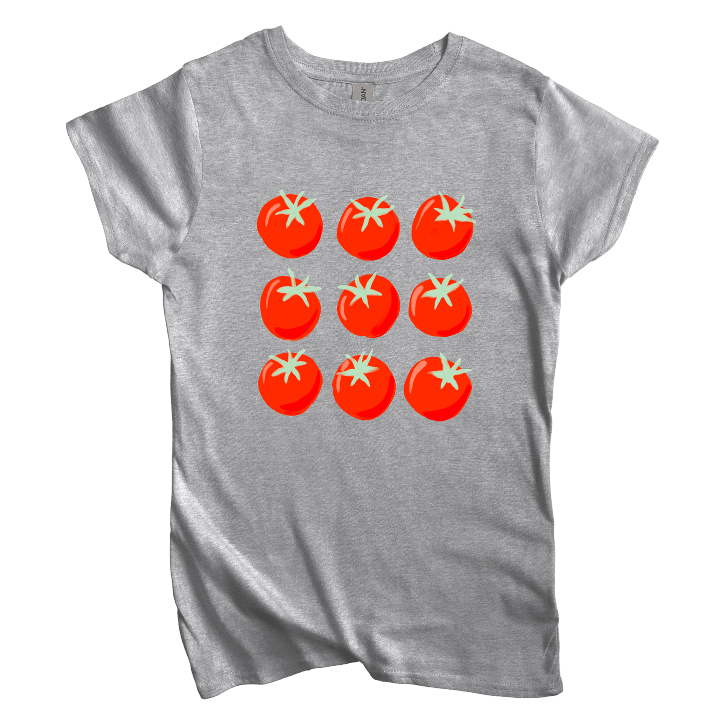 T-Shirt S / Sport Grey Women's Tee 9 Tomatoes