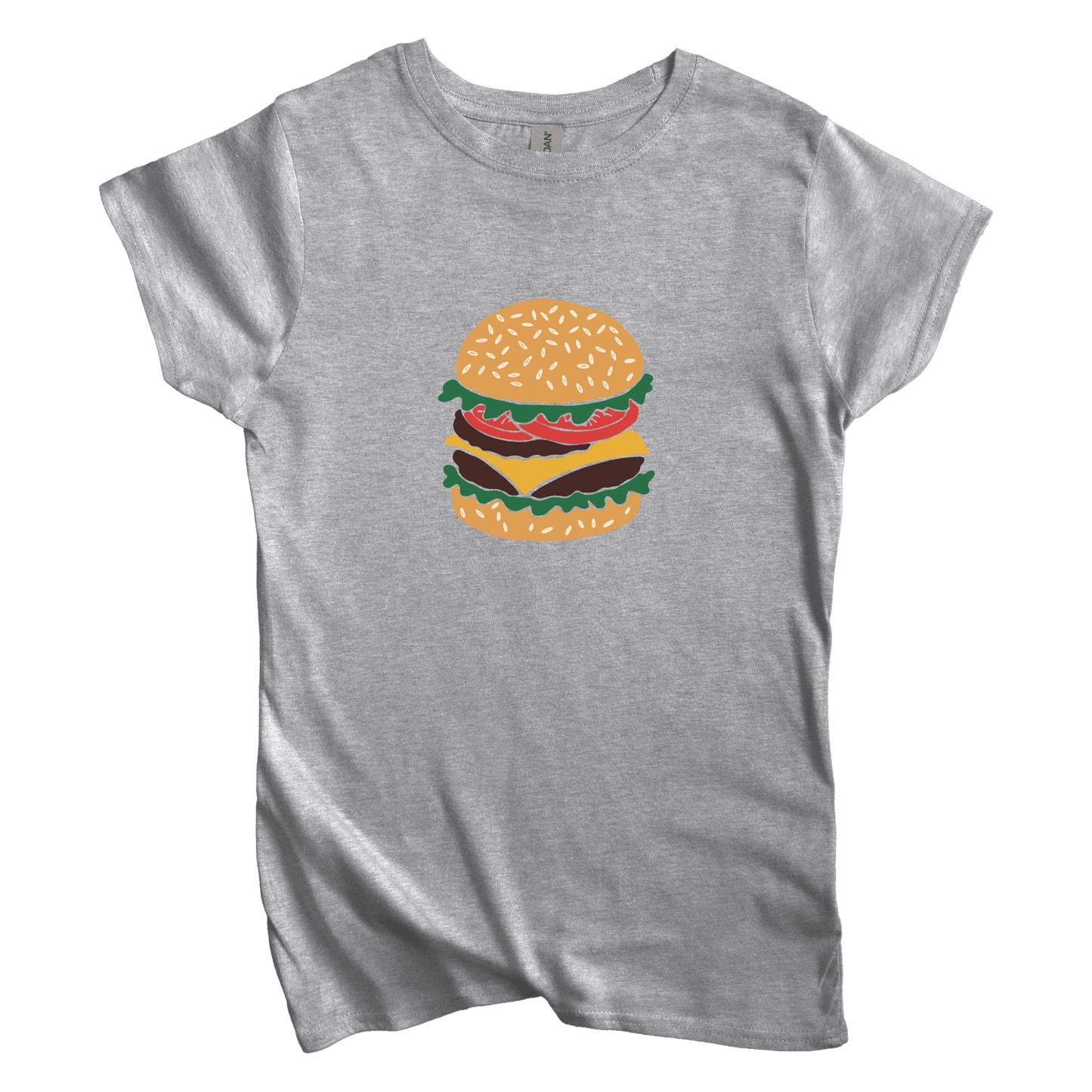 T-Shirt S / Sport Grey Women's Tee Cheeseburger