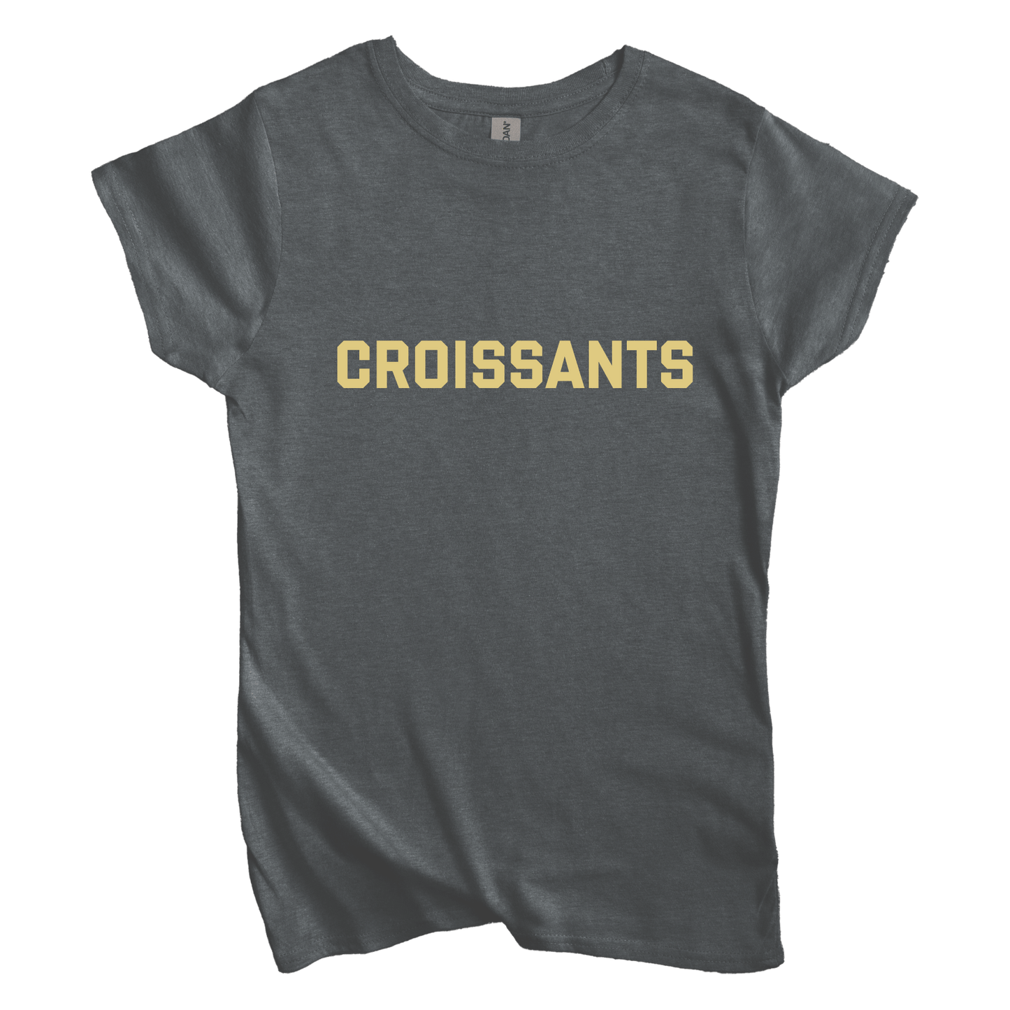 T-Shirt S / Dark Heather Women's Tee Croissants