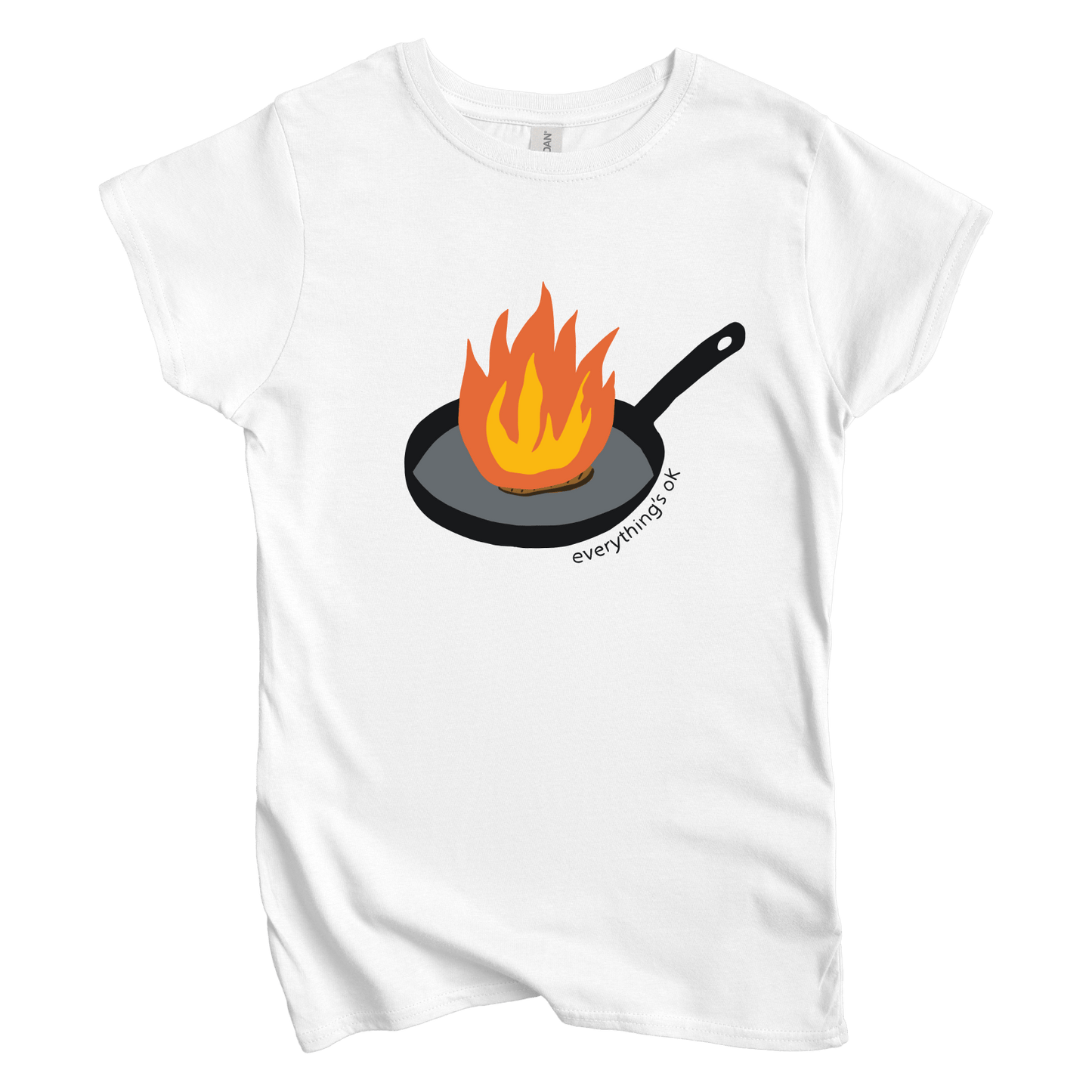 T-Shirt S / White Women's Tee Everything’s Ok
