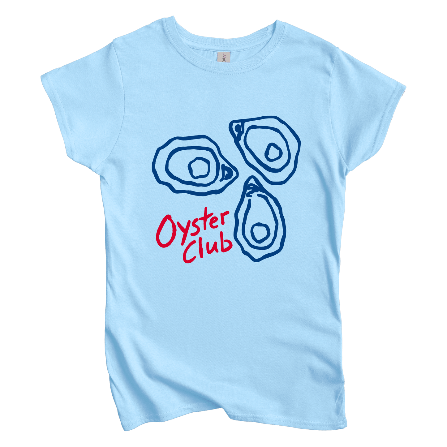 T-Shirt Light Blue / S Women's Tee Oyster Club