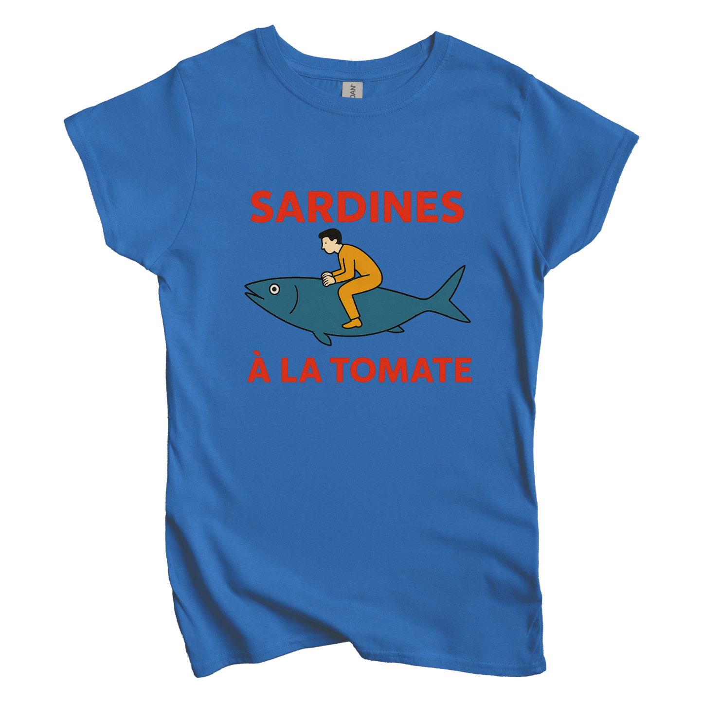 T-Shirt S / Royal Women's Tee Sardines A La Tomata