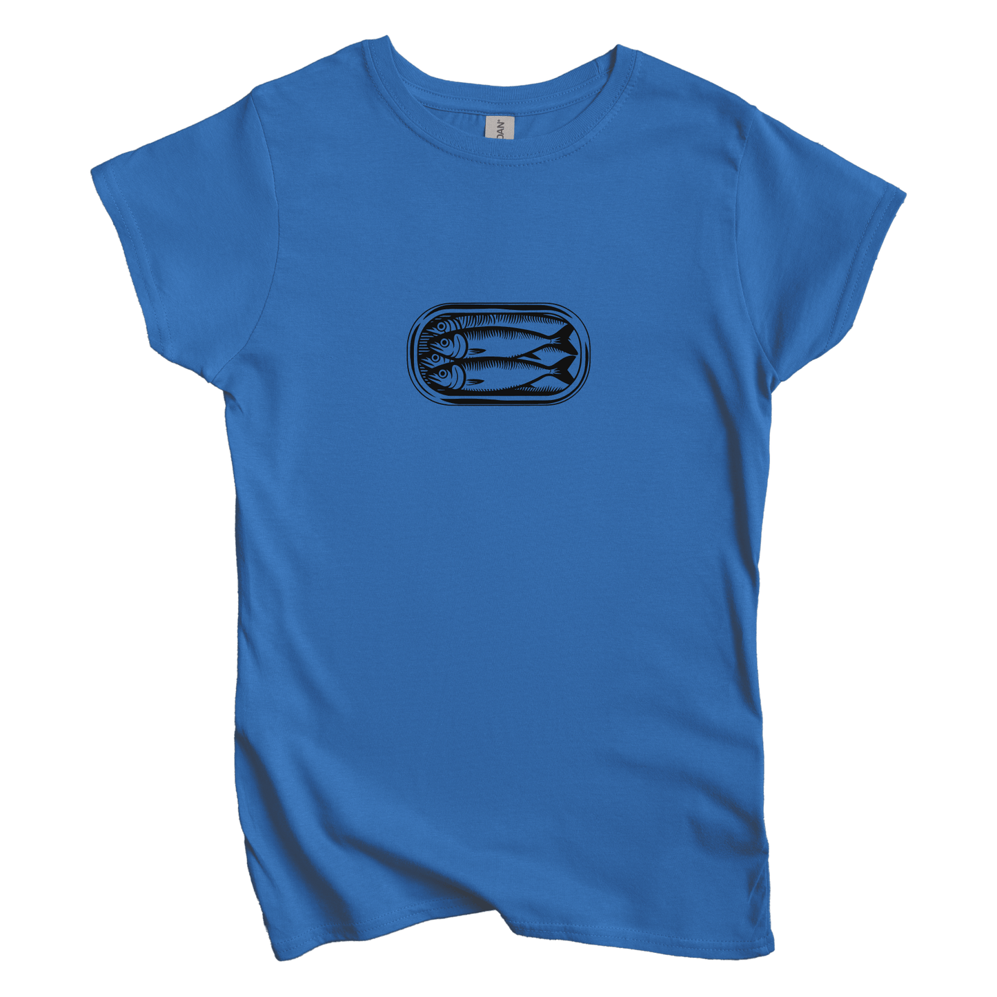 T-Shirt S / Royal Women's Tee Sardines in a Can