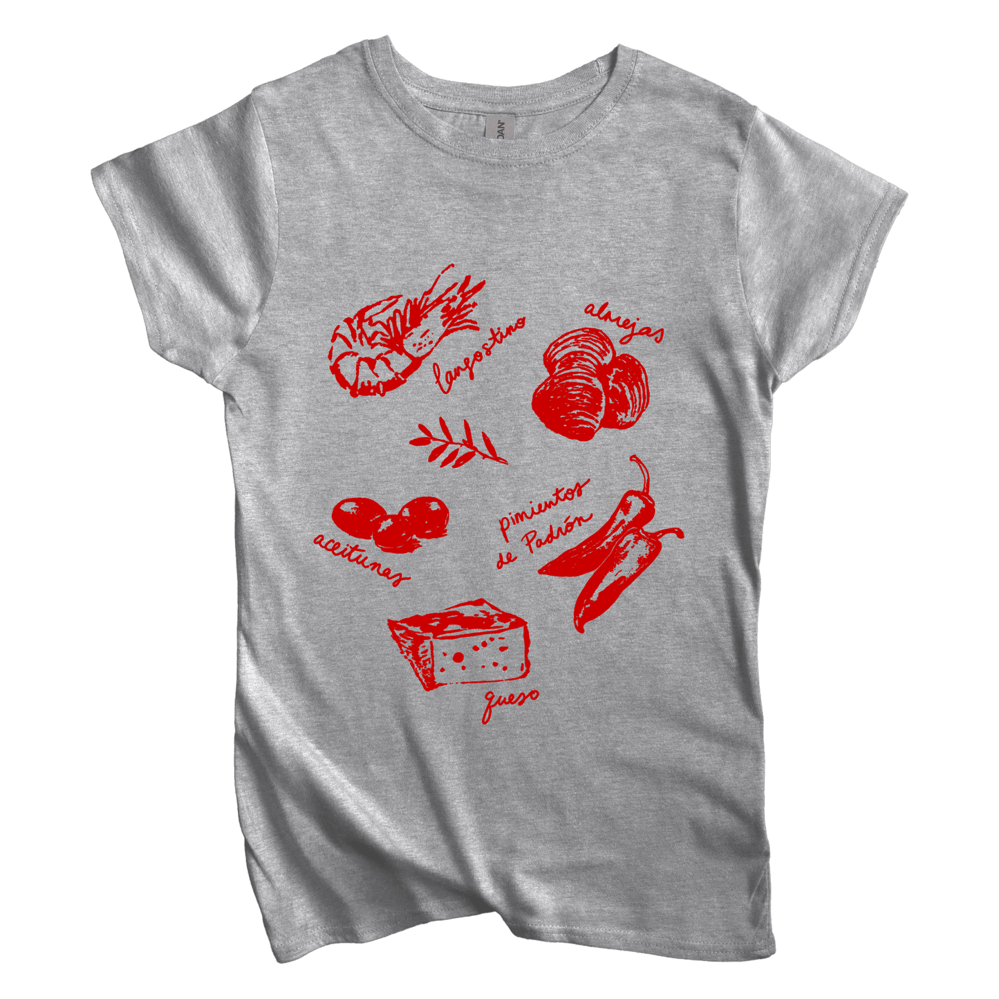 T-Shirt S / Sport Grey Women's Tee Tapas: LaeMab
