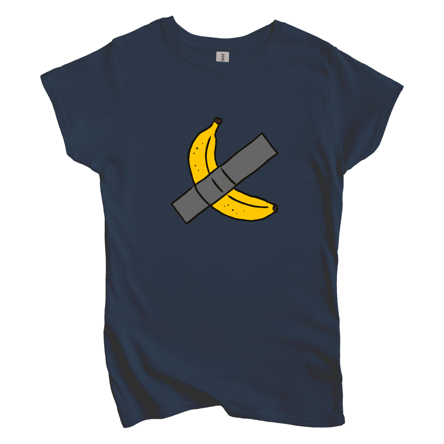 T-Shirt S / Navy Women's Tee Taped Banana