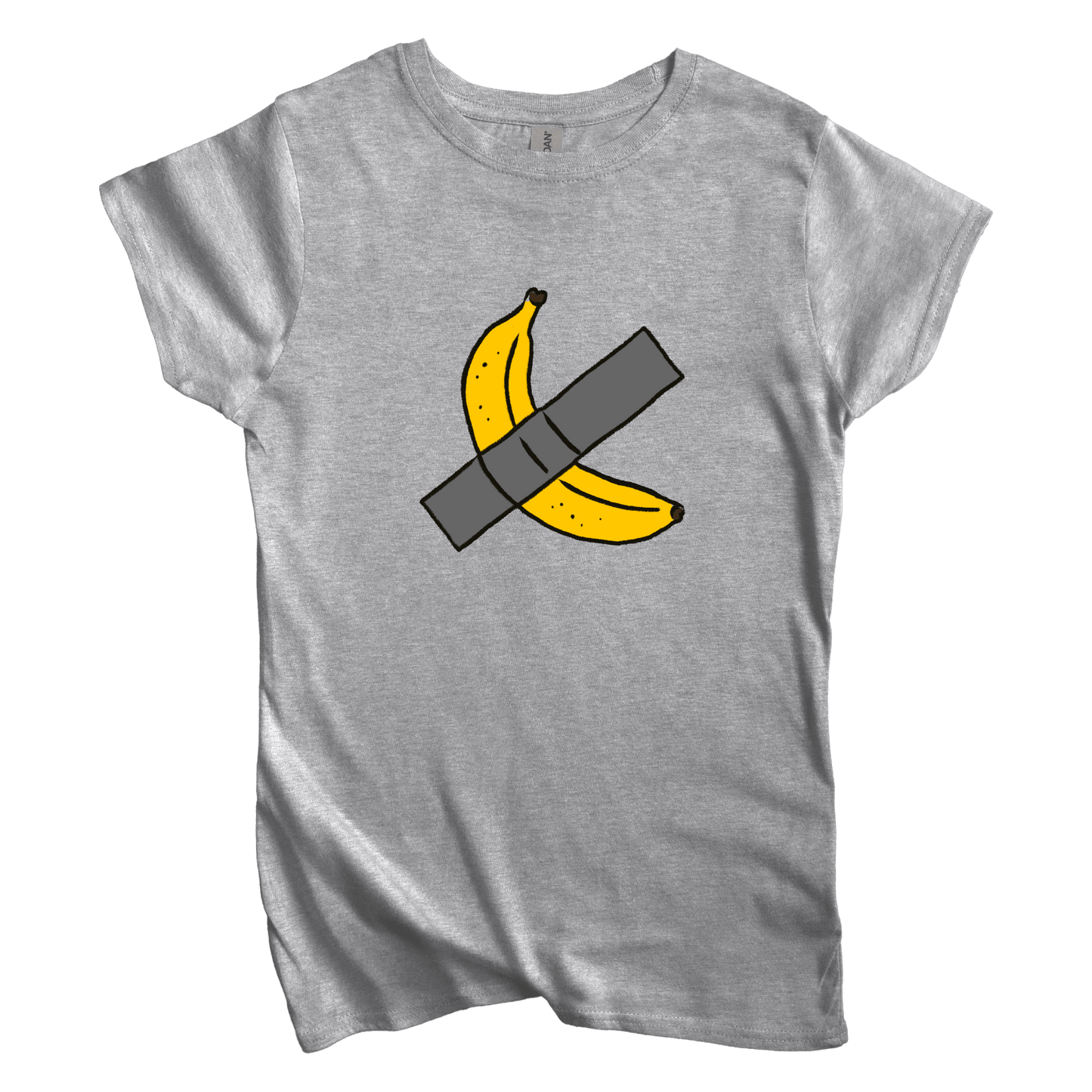 T-Shirt S / Sport Grey Women's Tee Taped Banana
