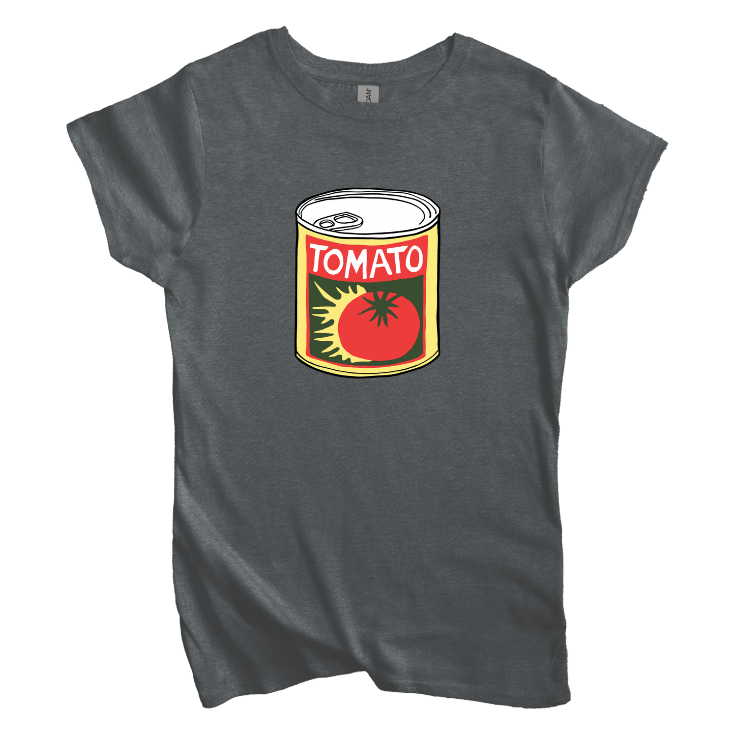 T-Shirt S / Dark Heather Women's Tee Tomato Can